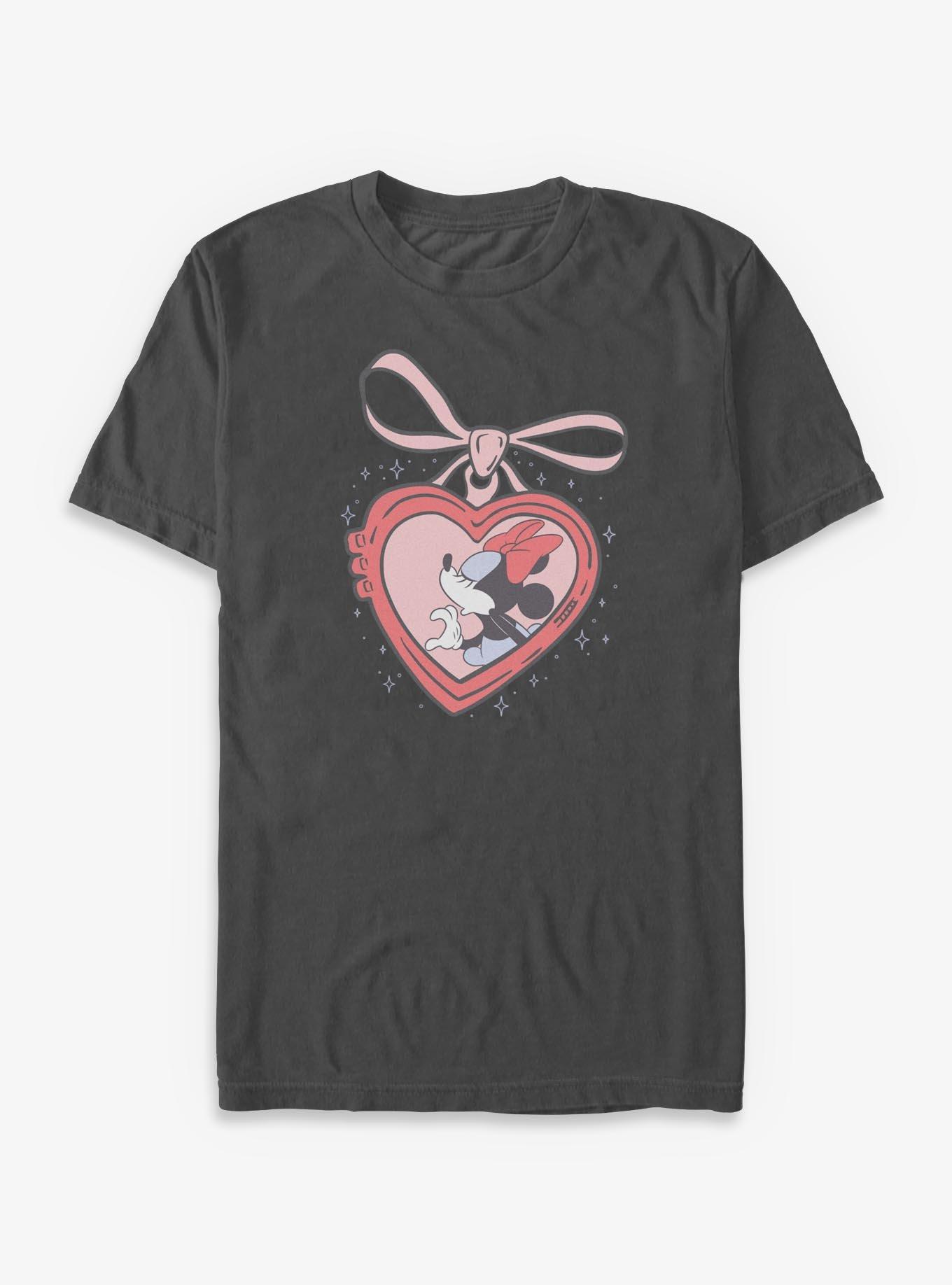 Disney Minnie Mouse Minnie Heart Locket T-Shirt, , hi-res