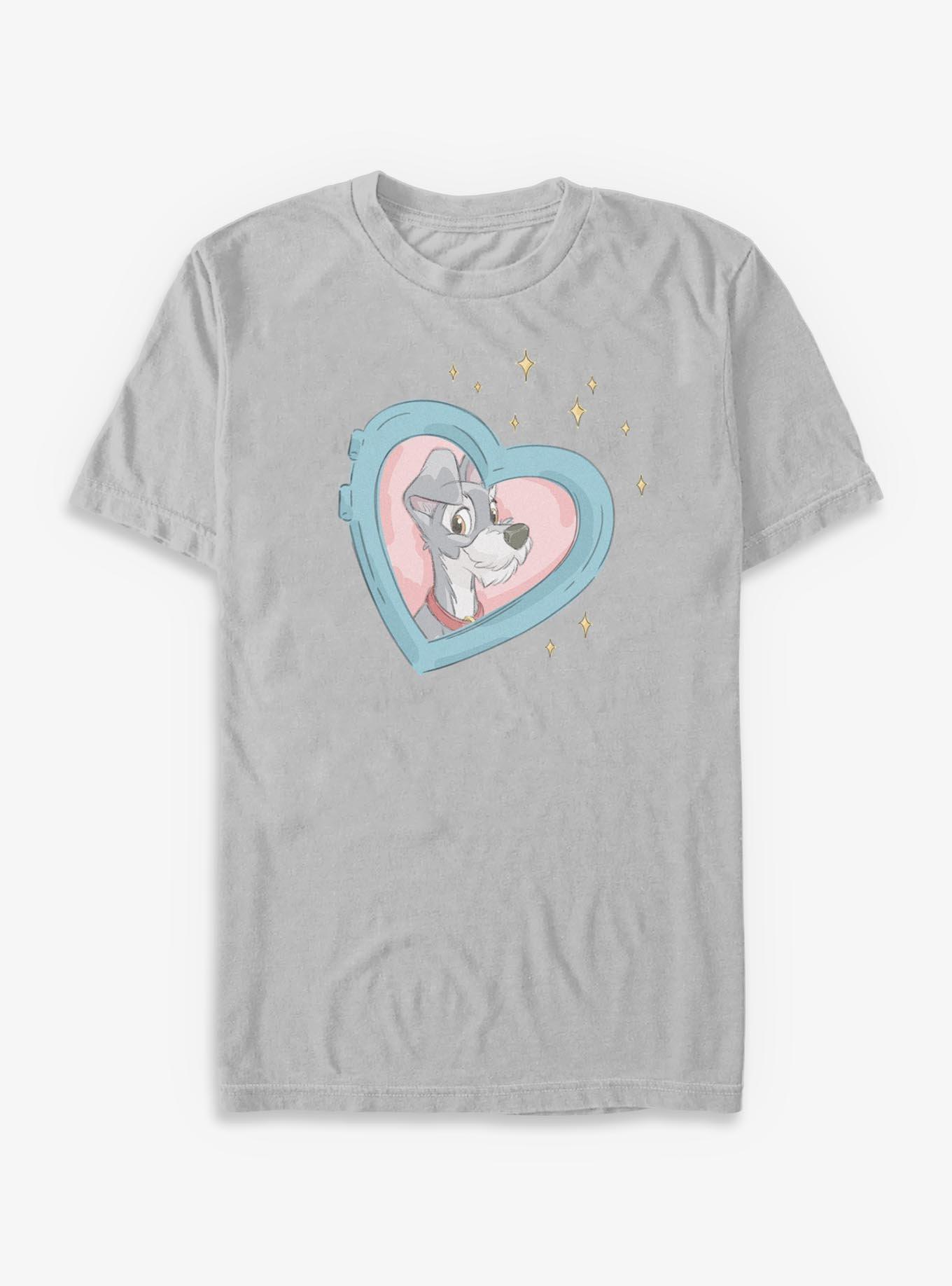 Disney Lady And The Tramp Tramp Heart T-Shirt, , hi-res
