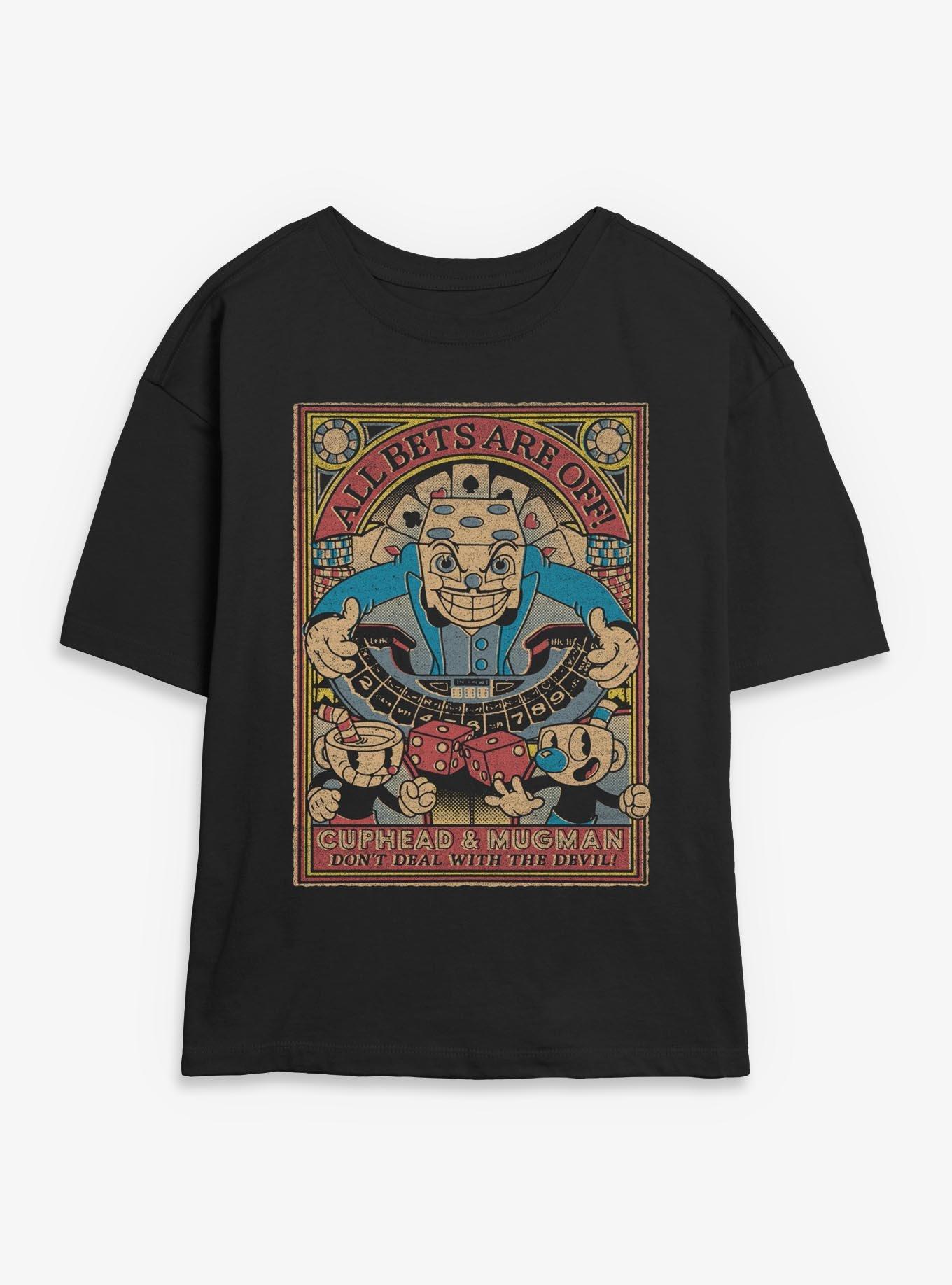 Cuphead All Bets Are Off Girls Skimmer T-Shirt, , hi-res