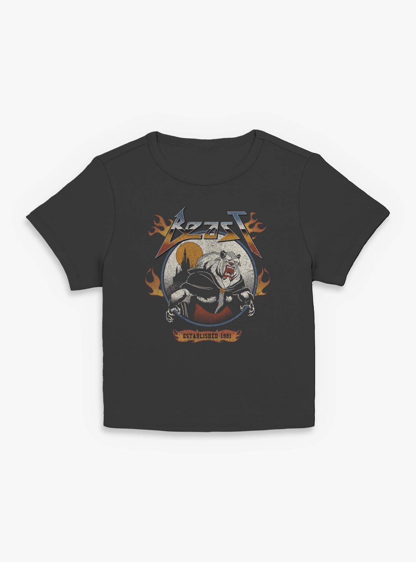 Disney Beauty and the Beast Metal Beast Established 1991 Girls Baby T-Shirt, BLACK, hi-res