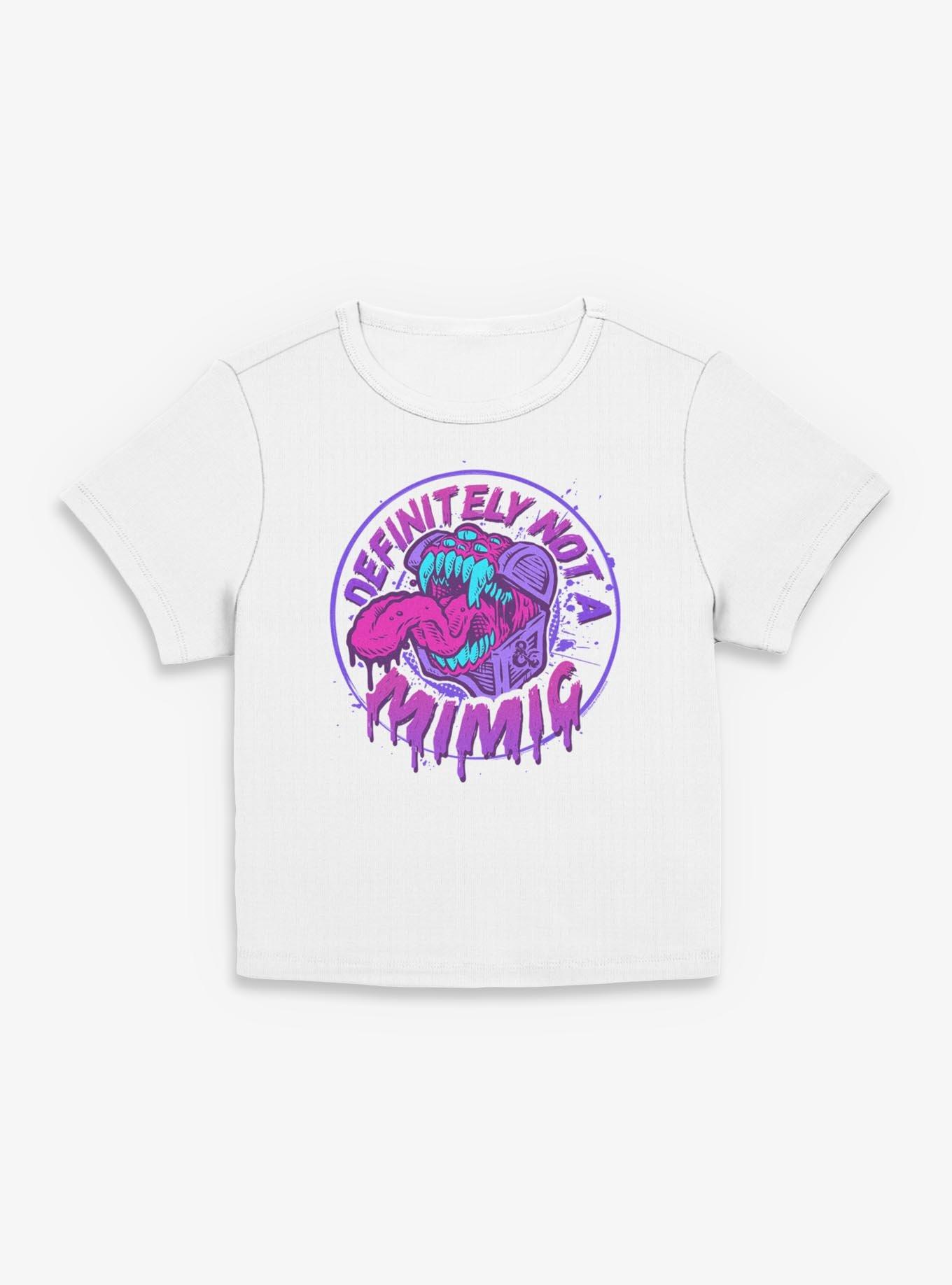 Dungeons & Dragons Defintely Not A Mimic Badge Girls Baby T-Shirt, EGRET, hi-res