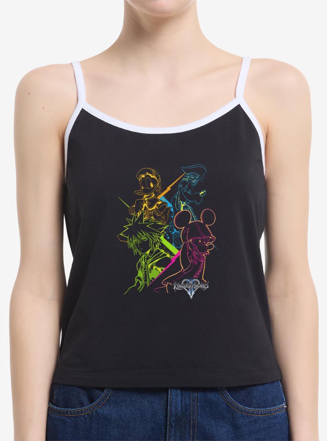 Disney Kingdom Hearts Main Party Girls Cami Tank, , hi-res