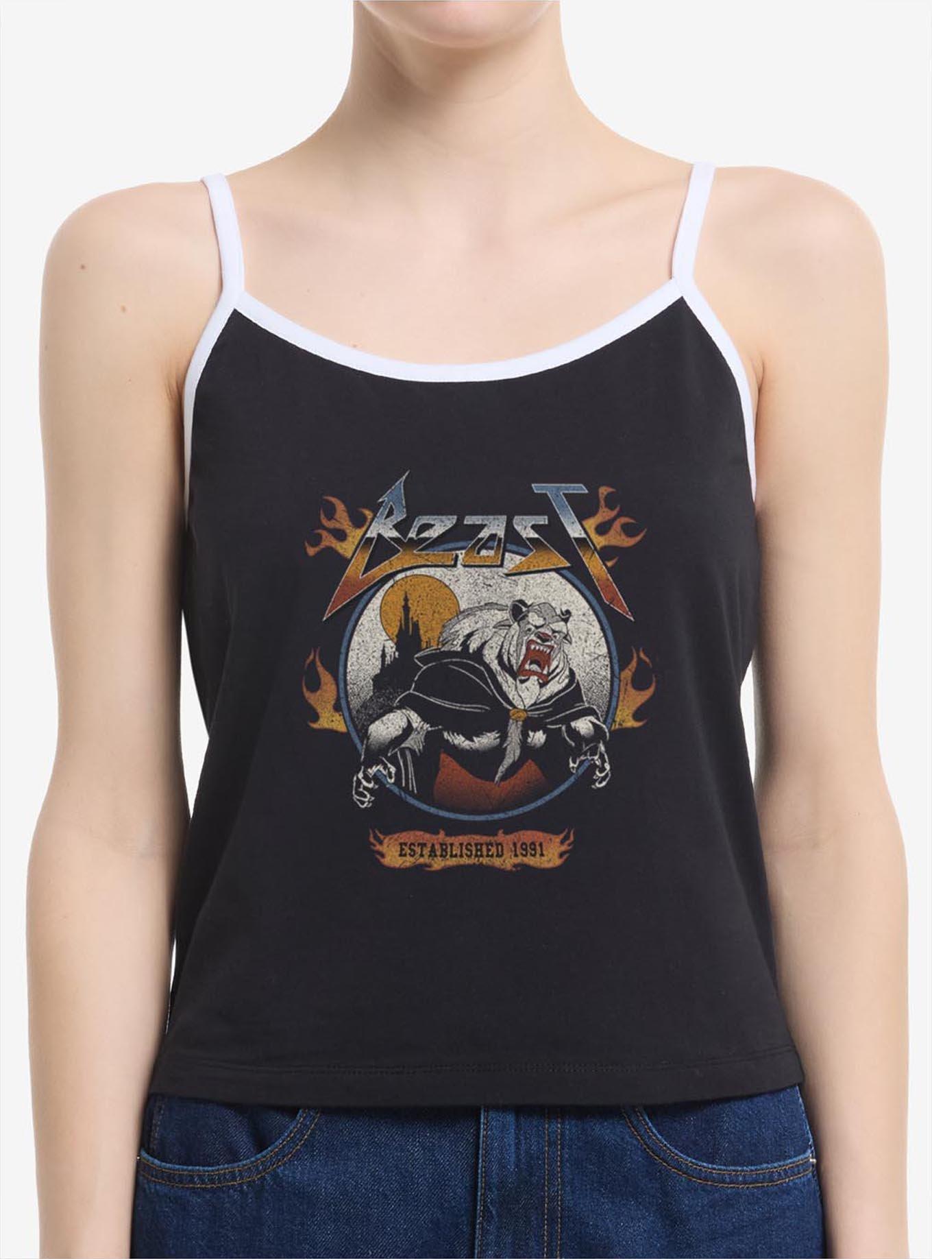 Disney Beauty and the Beast Metal Beast Established 1991 Girls Cami Tank, , hi-res