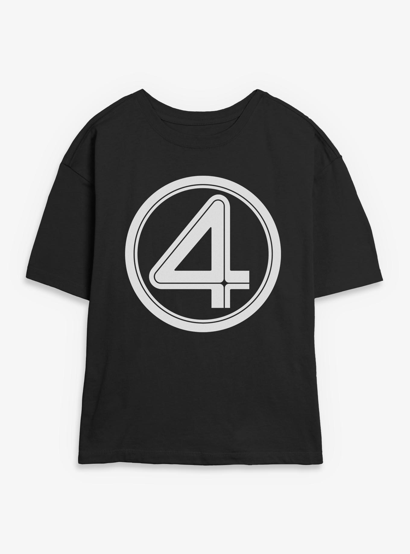 Marvel Fantastic Four Logo Girls Skimmer T-Shirt, , hi-res