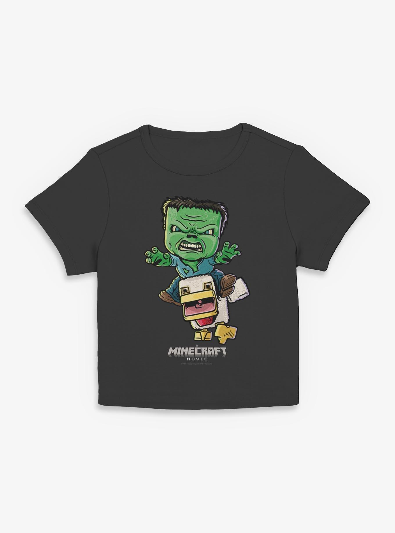 A Minecraft Movie Chicken Jockey Girls Baby T-Shirt, , hi-res