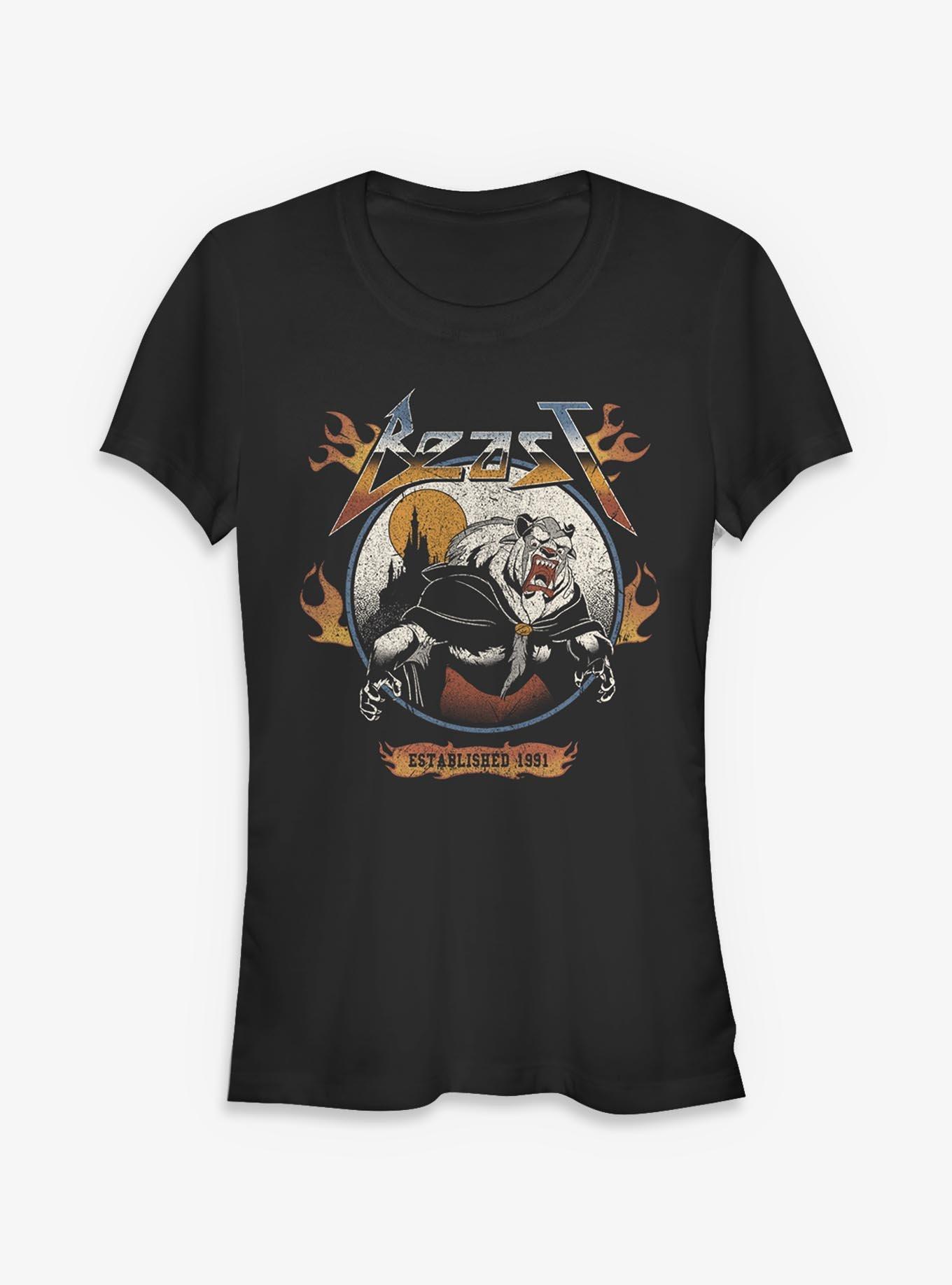 Disney Beauty and the Beast Metal Beast Established 1991 Girls T-Shirt, , hi-res