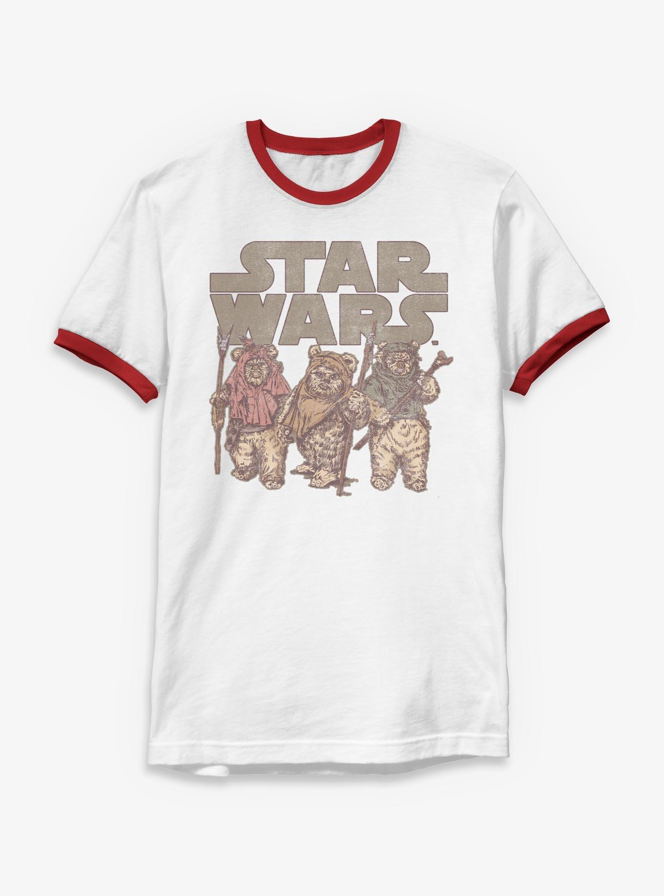 Star Wars Ewok Group Ringer T-Shirt, , hi-res