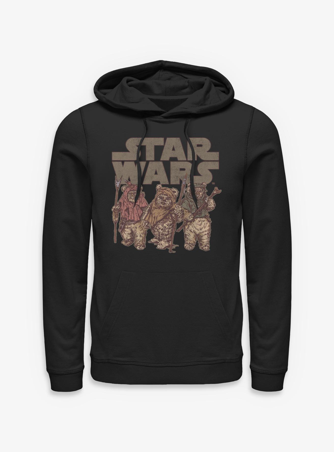 NULL Star Wars Ewok Group Hoodie