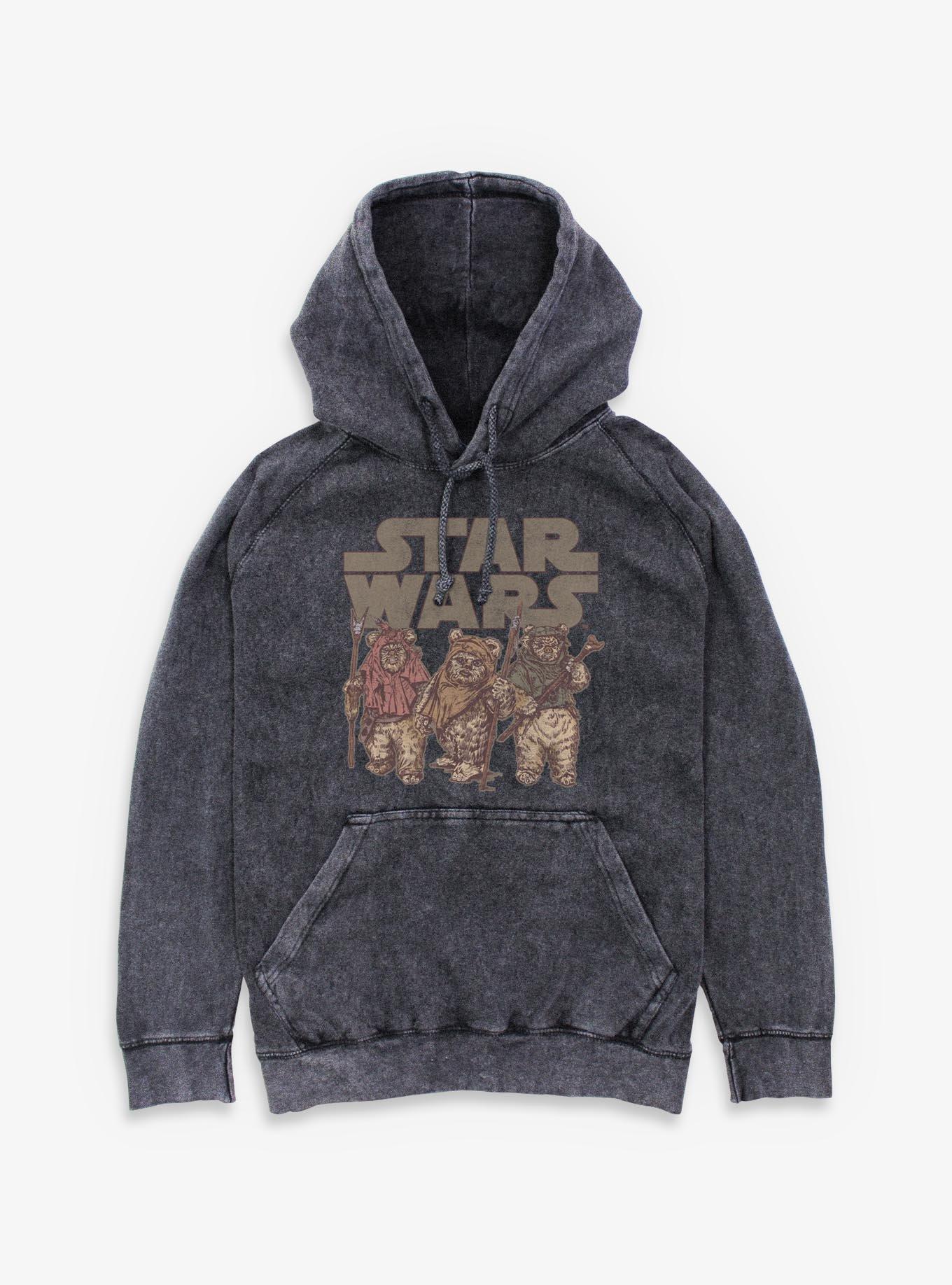 NULL Star Wars Ewok Group Mineral Wash Hoodie