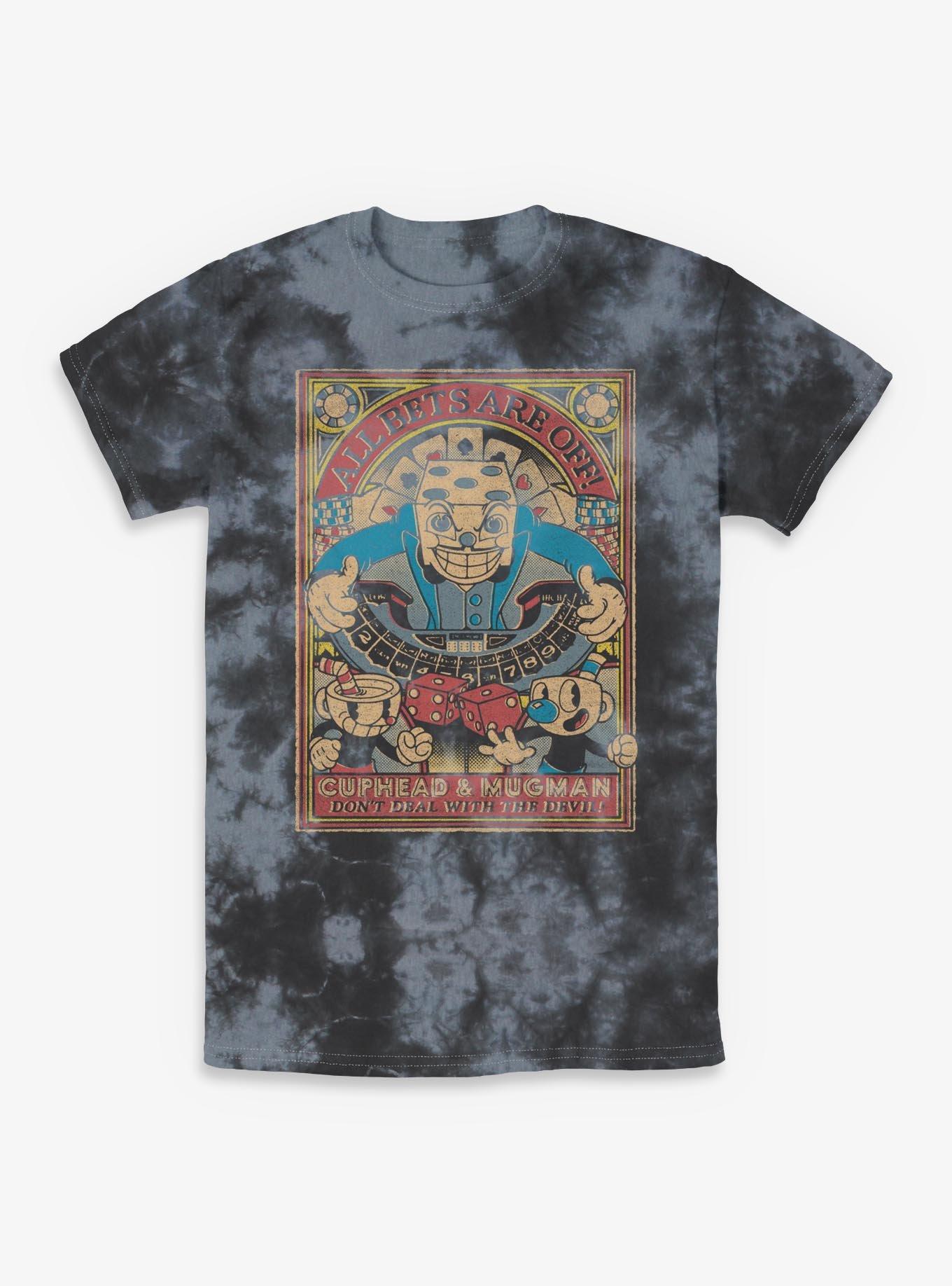 Cuphead All Bets Are Off Tie-Dye T-Shirt, , hi-res