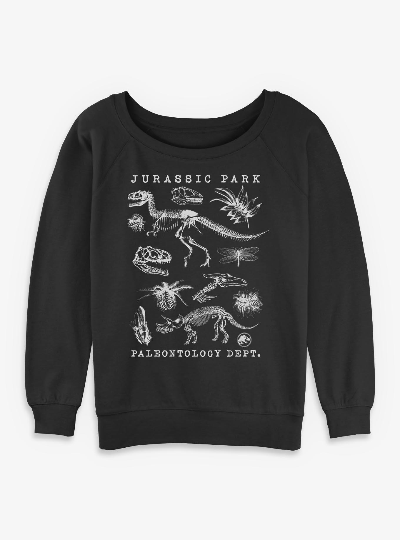Jurassic Park Flora & Fauna Girls Slouchy Sweatshirt, , hi-res