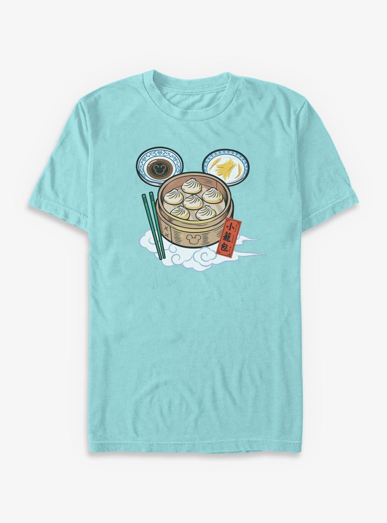 Disney Mickey Mouse Xialongbao Dumpling Garment Dye T-Shirt, CHALKYMINT, hi-res