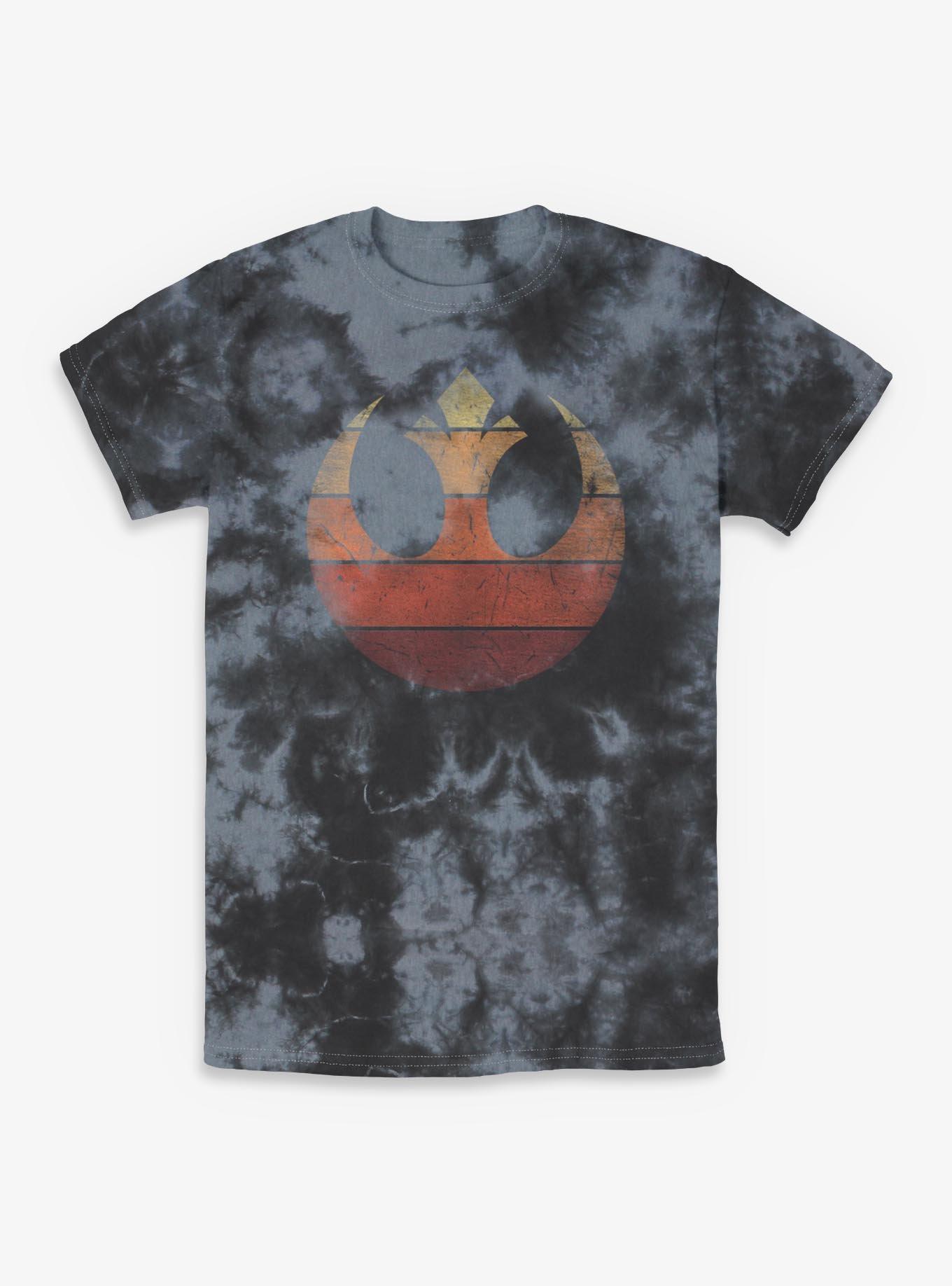 Star Wars Rebel Retro Gradient Tie-Dye T-Shirt, BLKCHAR, hi-res