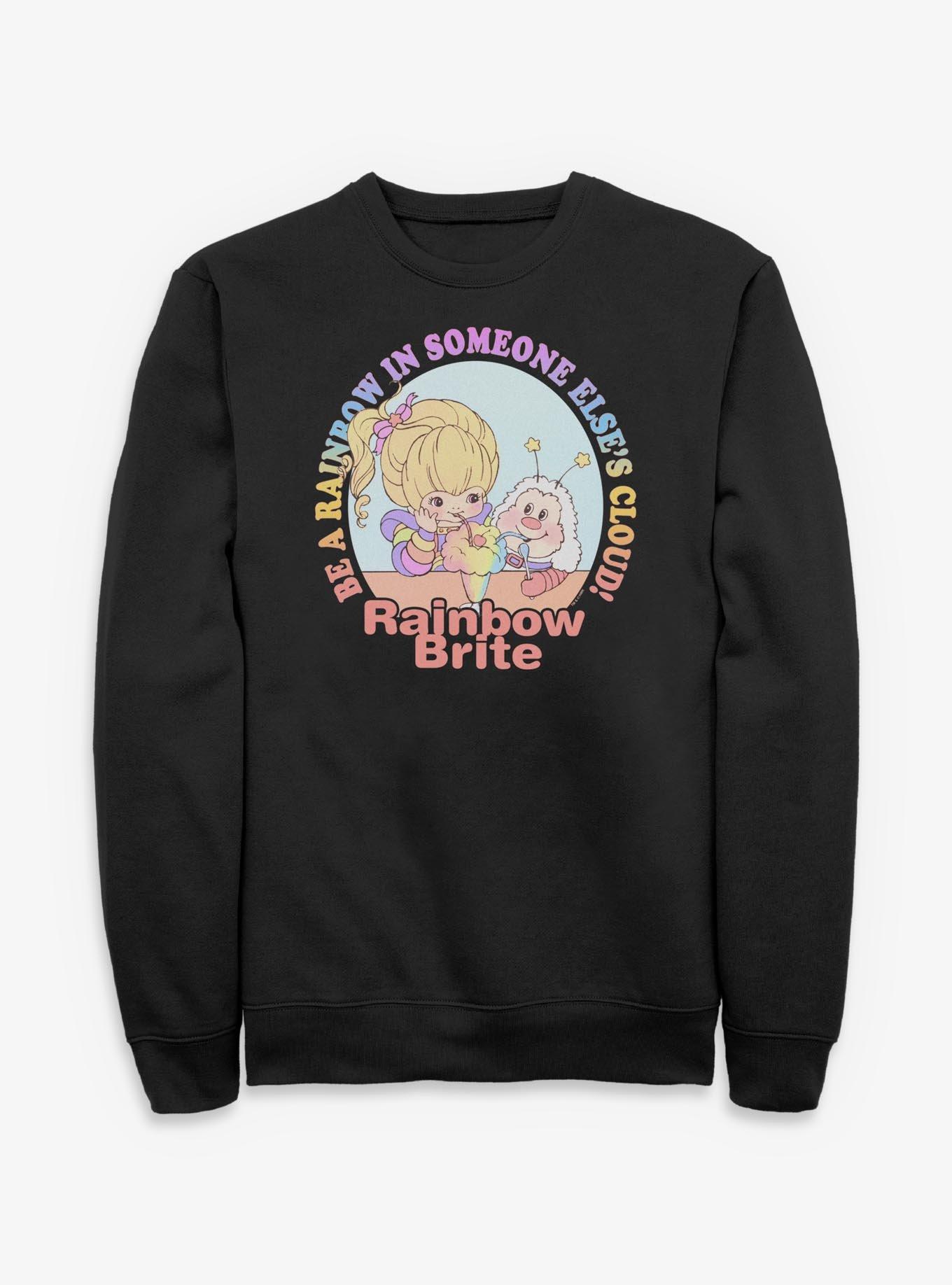 Rainbow Brite Be A Rainbow Sweatshirt, BLACK, hi-res