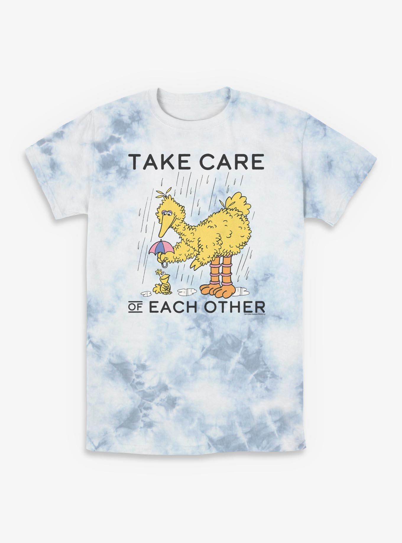 Sesame Street Take Care Of Each Other Tie-Dye T-Shirt