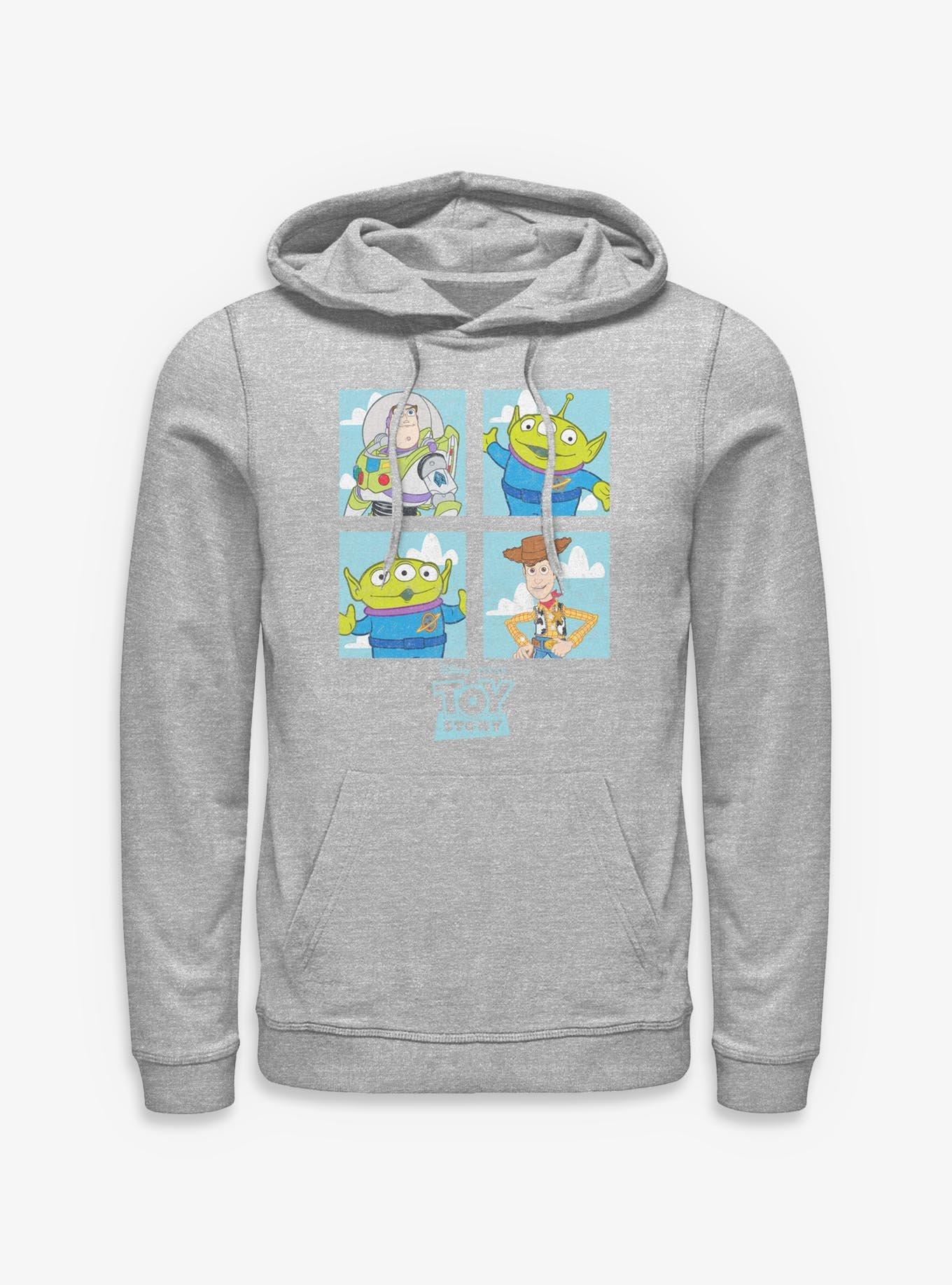 Disney Pixar Toy Story Buzz Woody Alien Panels Hoodie, , hi-res