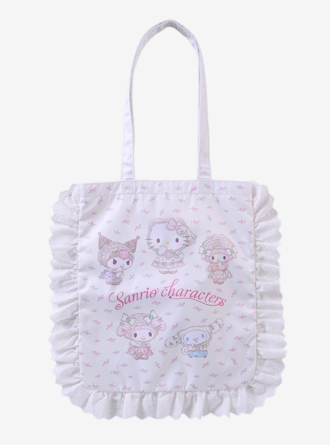 Sanrio Japan Originals Lace Ruffle Tote Bag, , hi-res