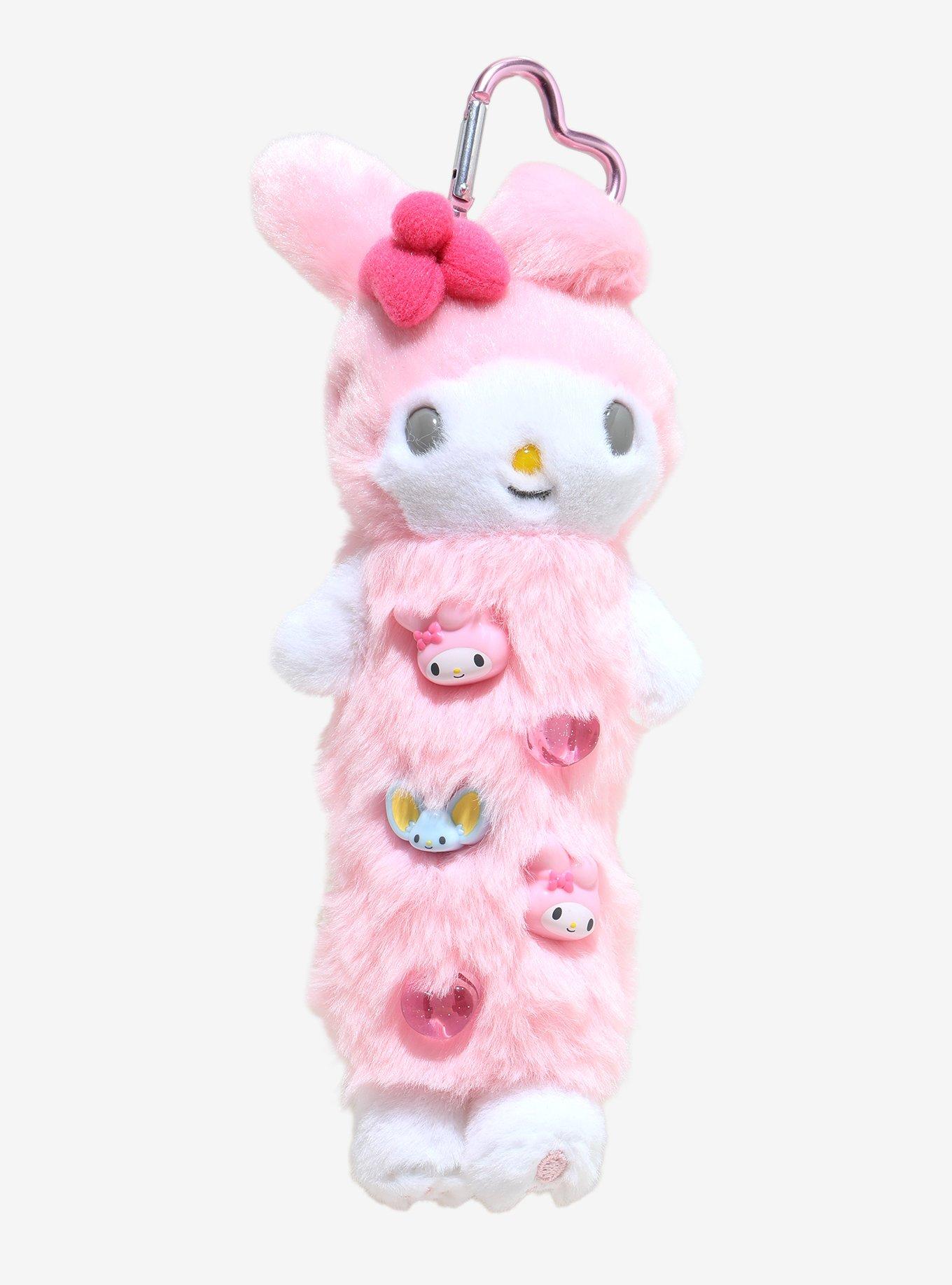 Sanrio Japan Originals My Melody Bead Pouch Plush Bag Charm, , hi-res