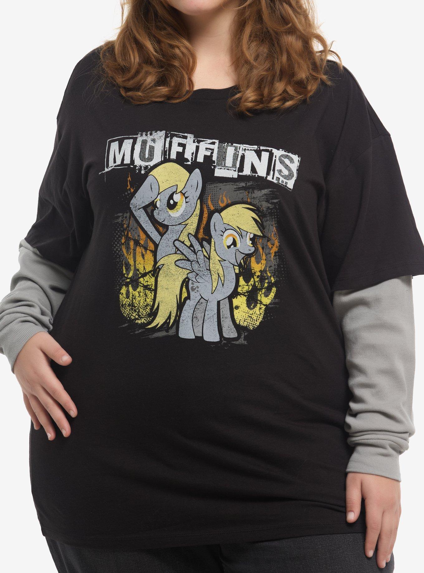 My Little Pony Muffins Long-Sleeve Twofer Plus Size, , hi-res