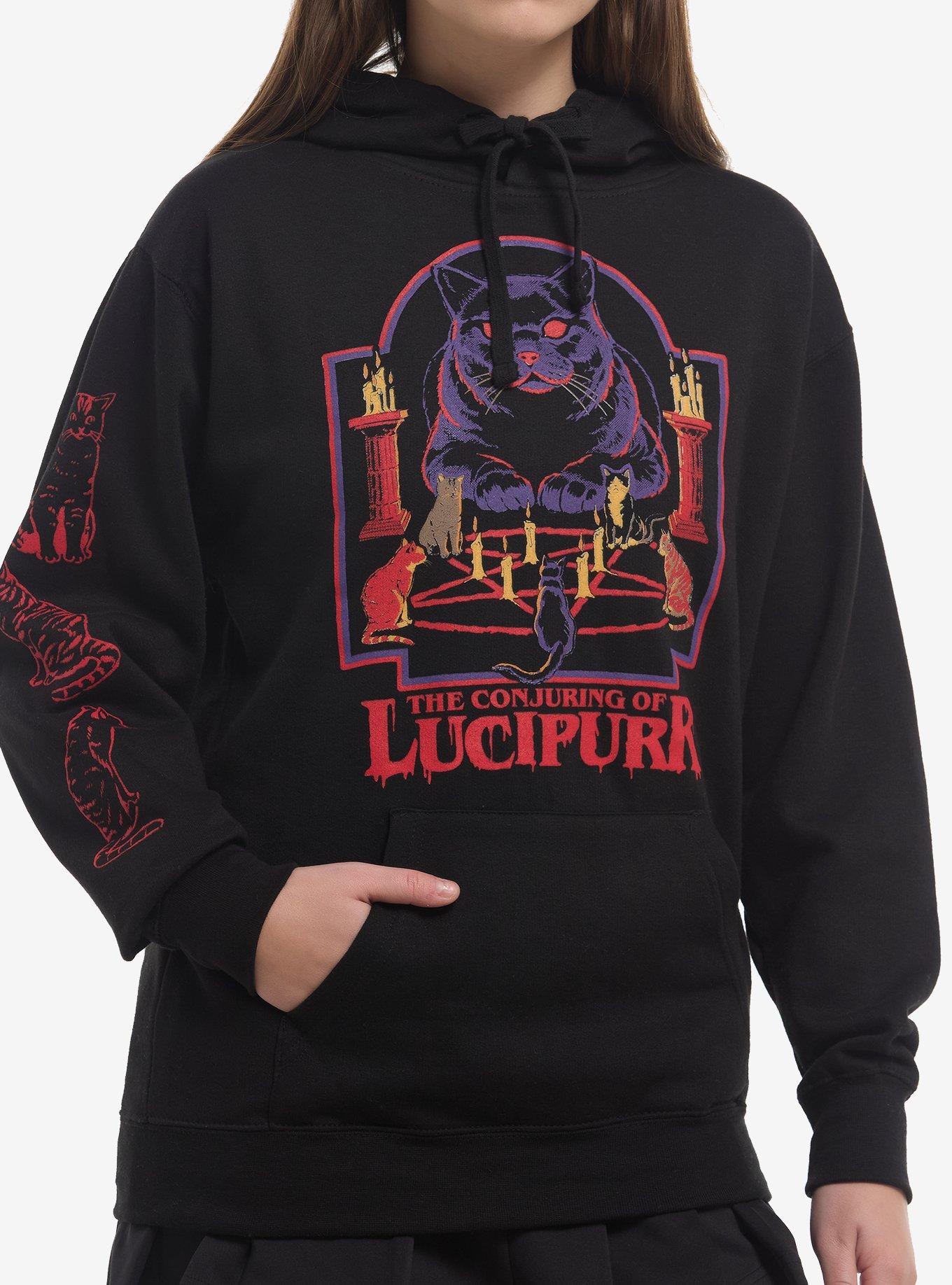 Lucipurr Hoodie By Steven Rhodes, , hi-res
