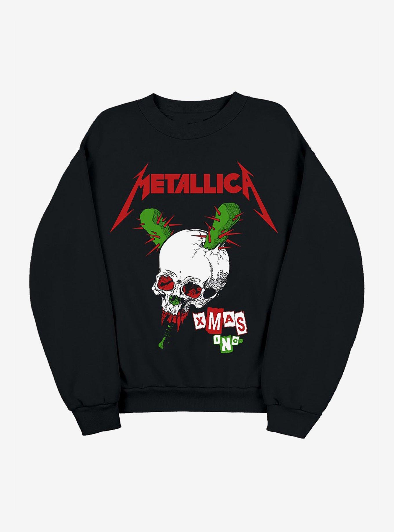 Metallica Xmas Inc. Skull Sweatshirt, , hi-res