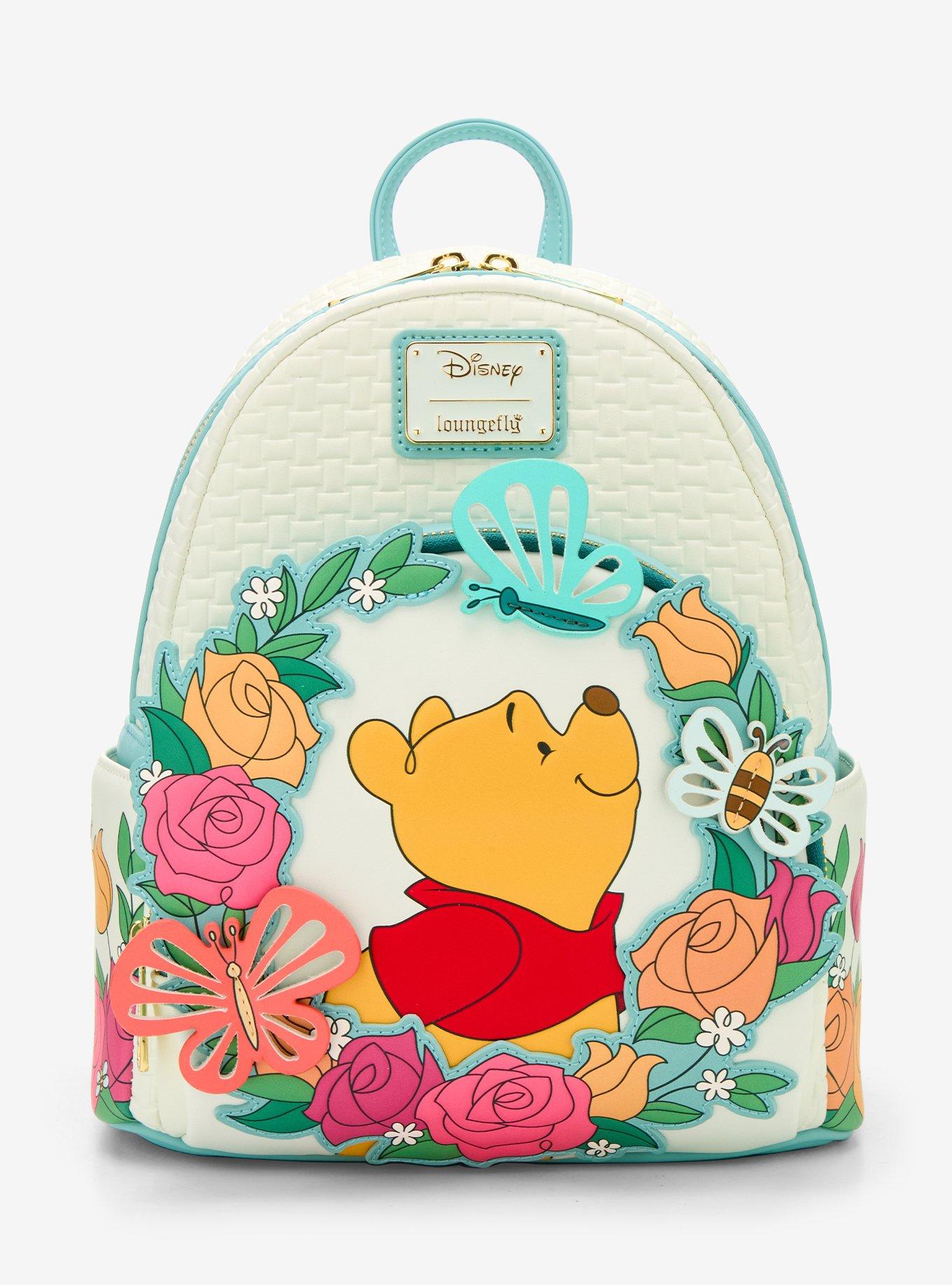 Loungefly Disney Winnie the Pooh Floral Mini Backpack - BoxLunch Exclusive, , hi-res