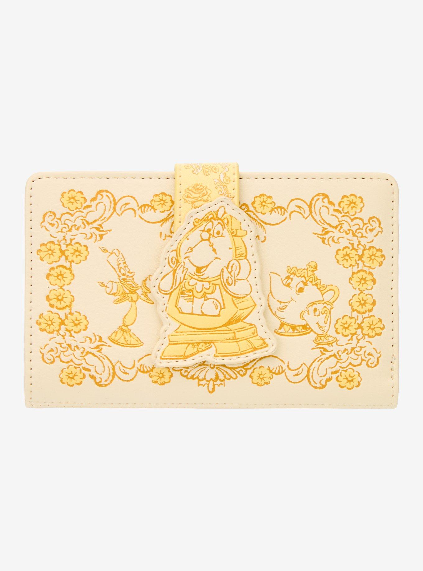 Loungefly Beauty and the Beast Cogsworth & Friends Tonal Sketch Portrait Mini Backpack - BoxLunch Exclusive, , hi-res