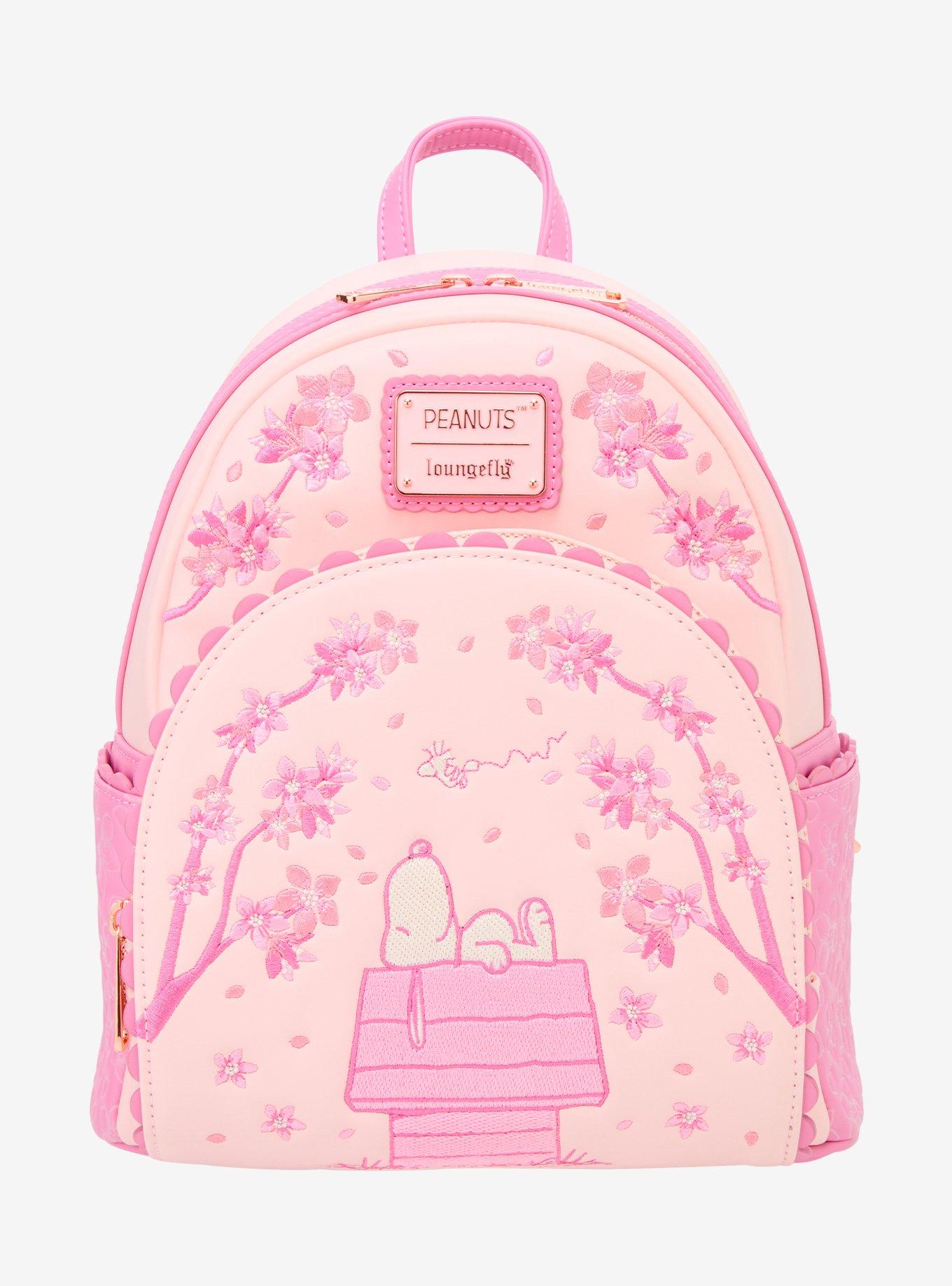 Loungefly Peanuts Cherry Blossom Snoopy Mini Backpack - BoxLunch Exclusive, , hi-res
