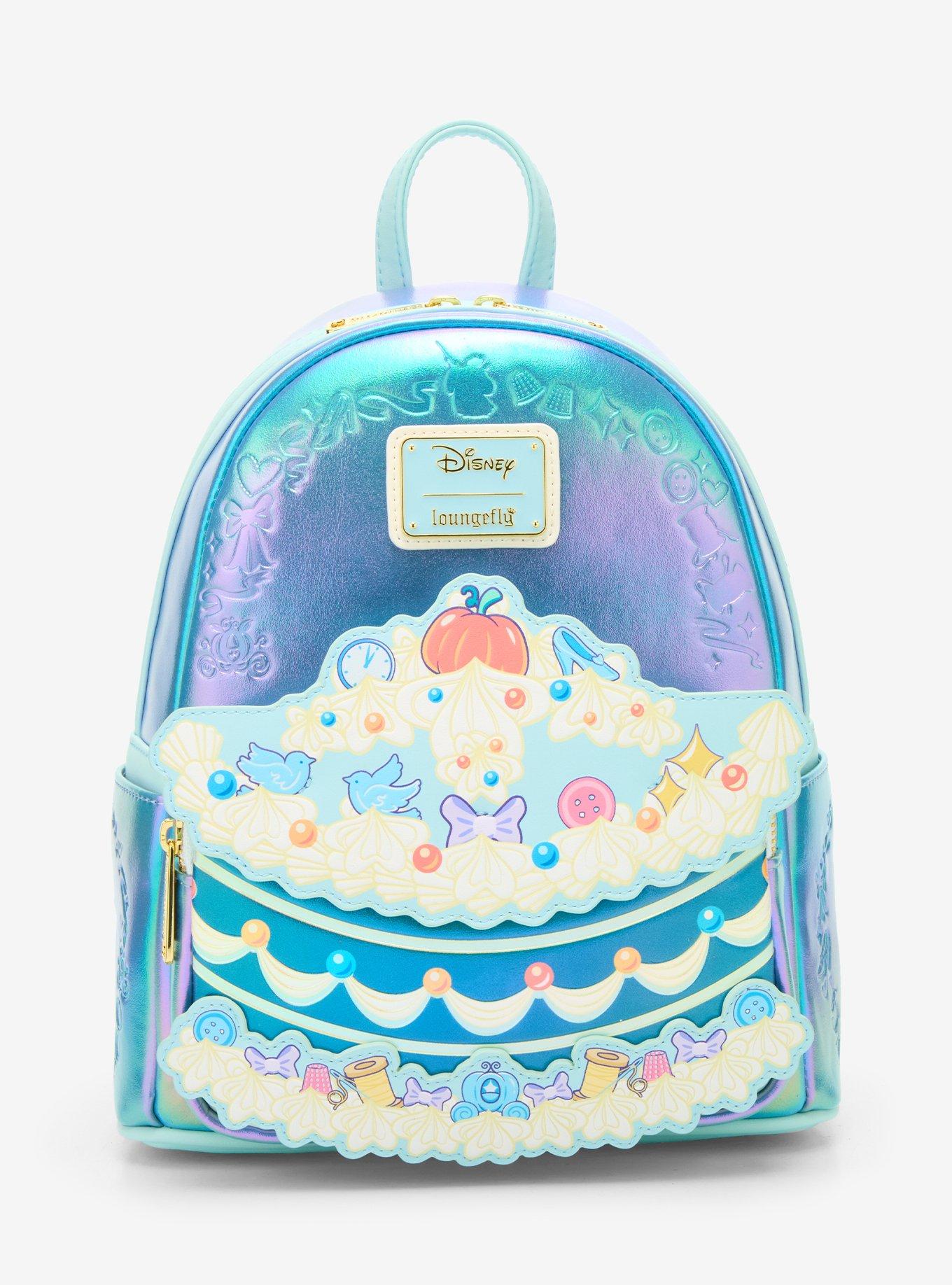 Loungefly Iridescent Pink & Cream Mulan Cake  Mini Backpack Loungefly Disney Mulan Princess Scene Mini Backpack - Comic Spot main image 2