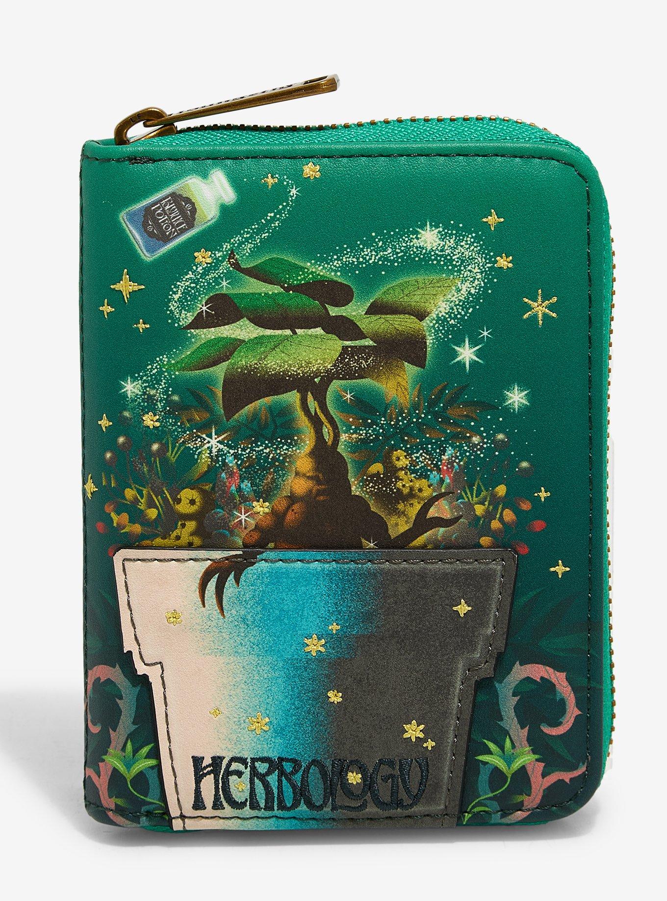 Loungefly Harry Potter Herbology Mandrake Small Zip Wallet - BoxLunch Exclusive, , hi-res