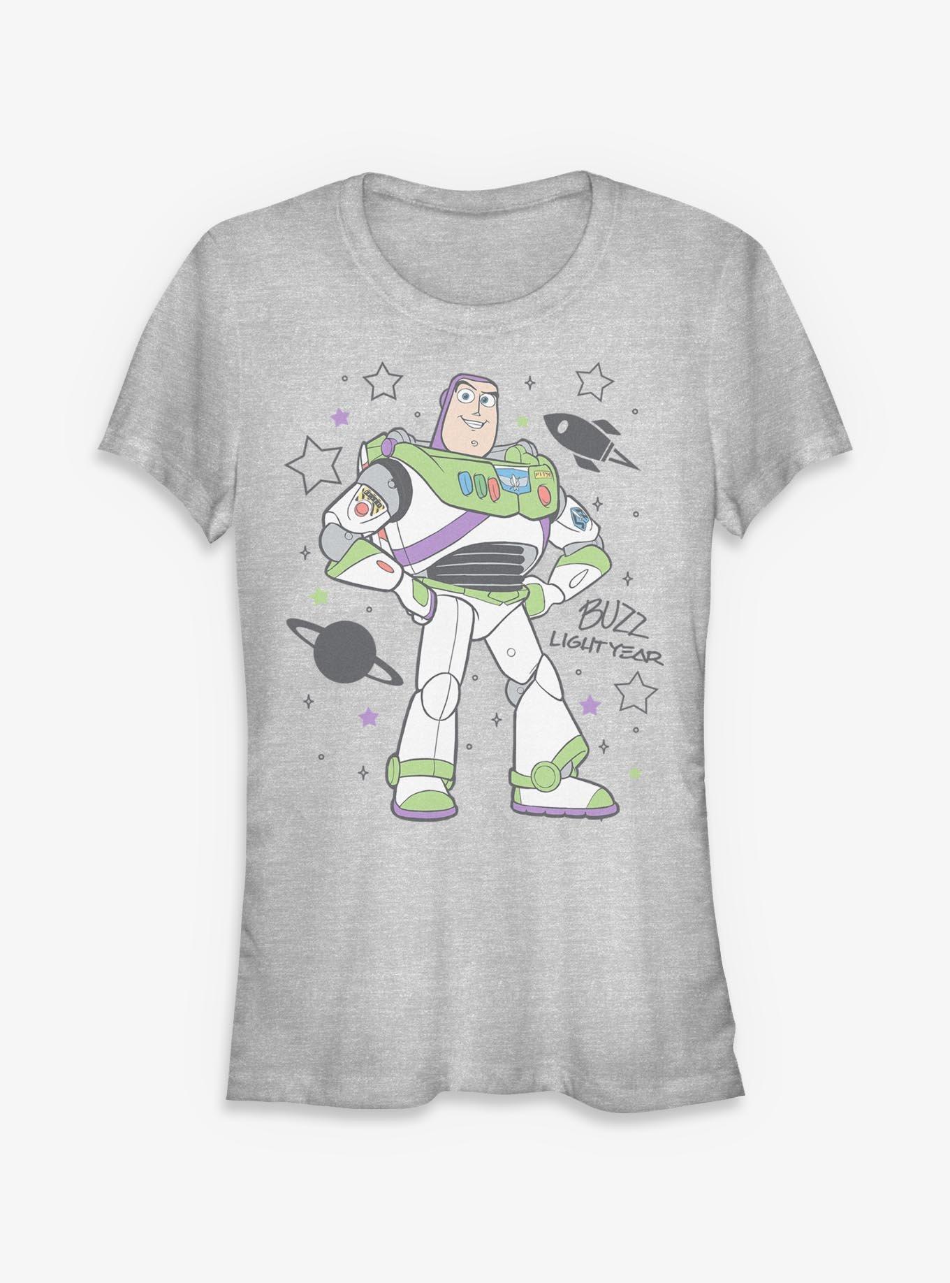 Disney Pixar Toy Story Signature Buzz Girls T-Shirt, , hi-res