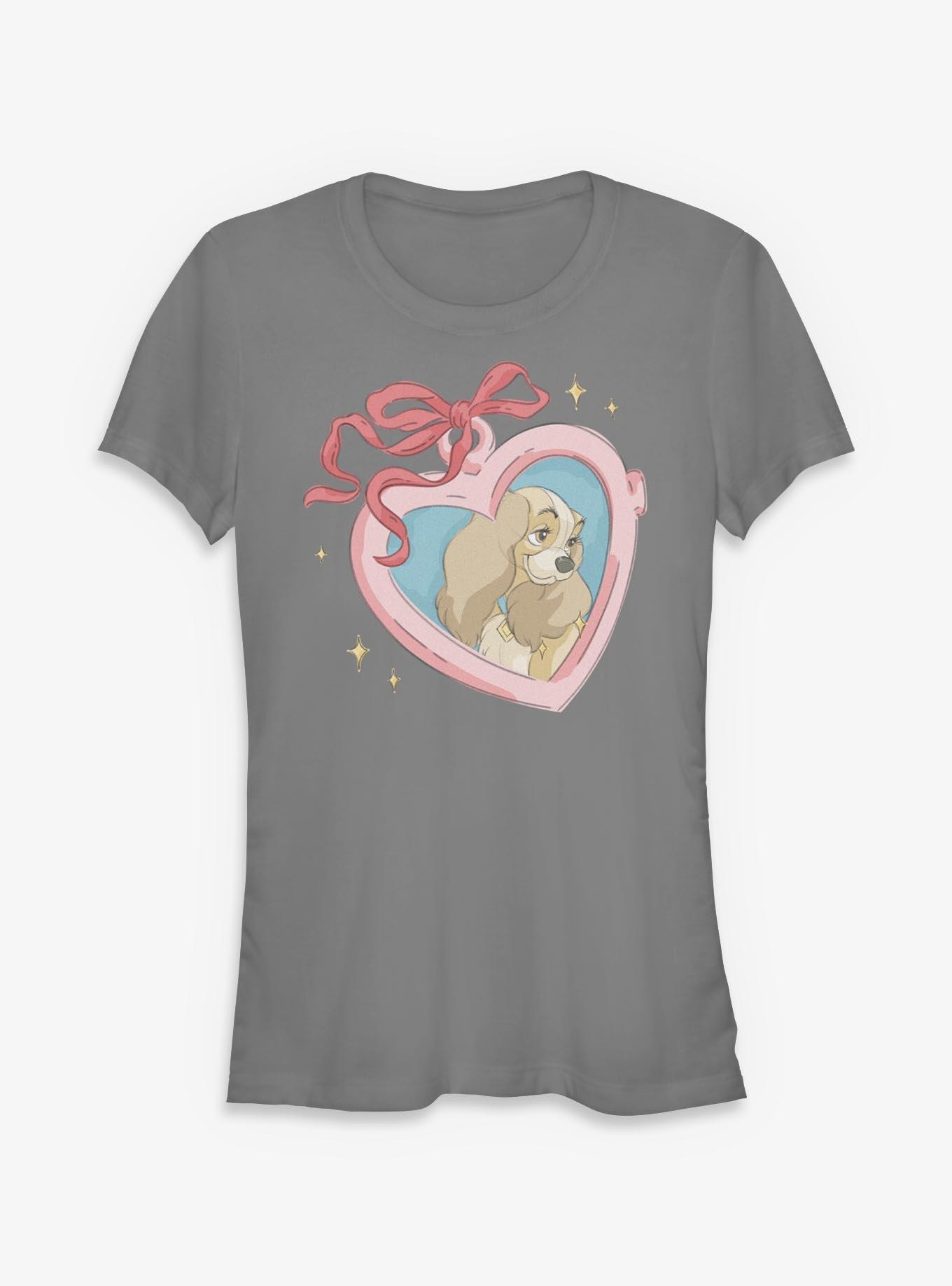 Disney Lady And The Tramp Lady Heart Girls T-Shirt, , hi-res