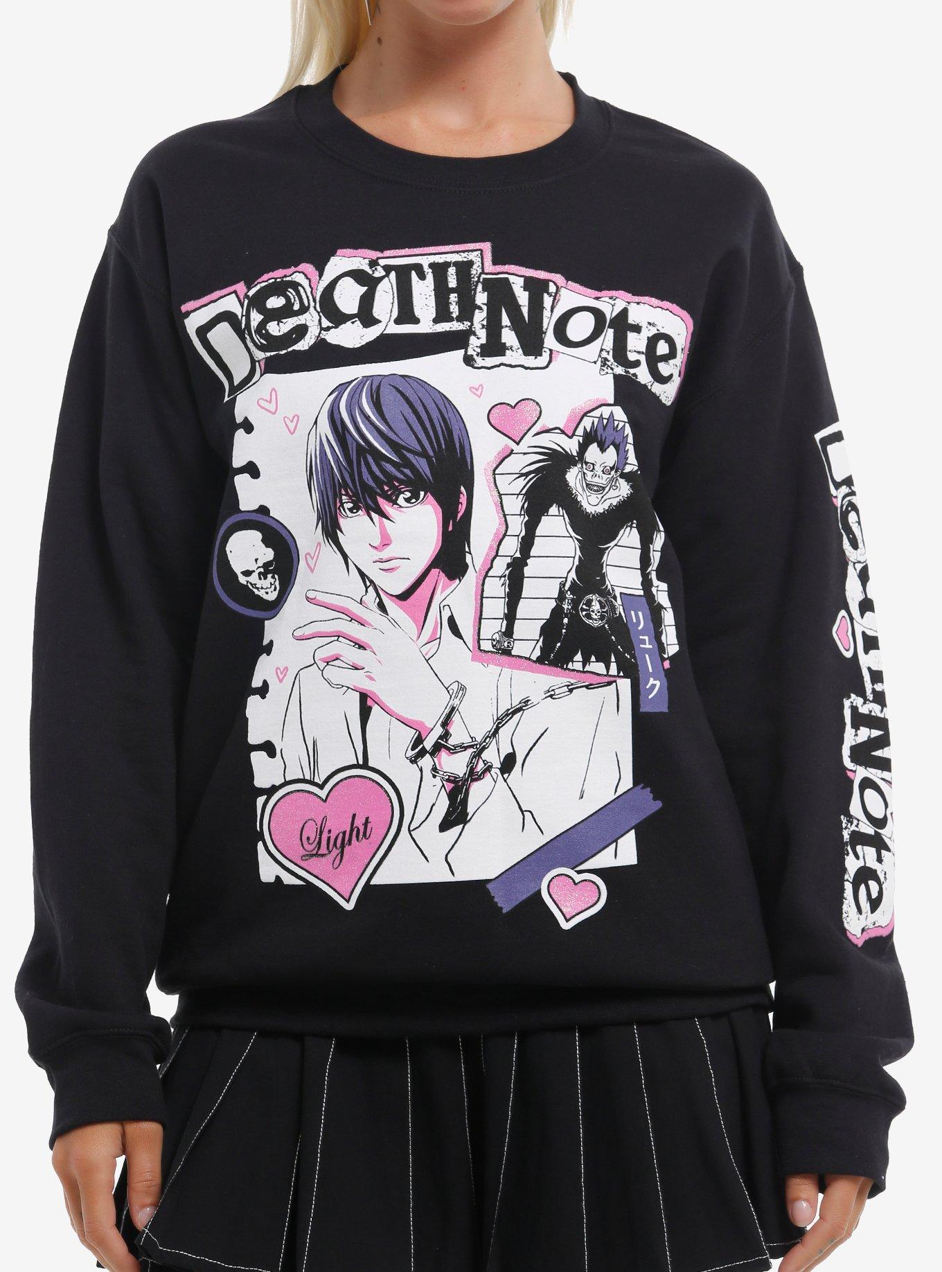 Death Note Scrapbook Girls Sweatshirt, , hi-res