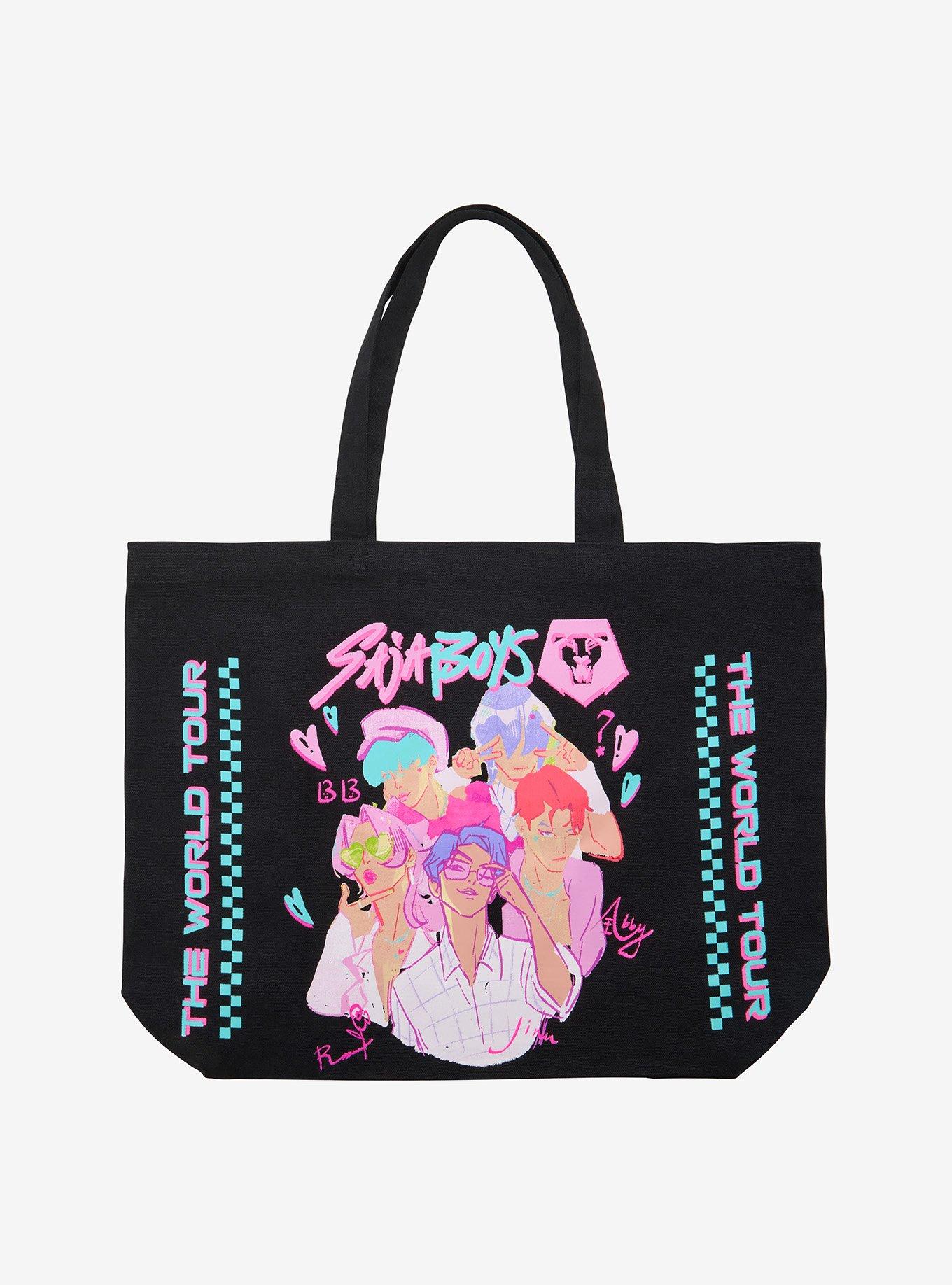 KPop Demon Hunters Saja Boys World Tour Tote Bag, , hi-res