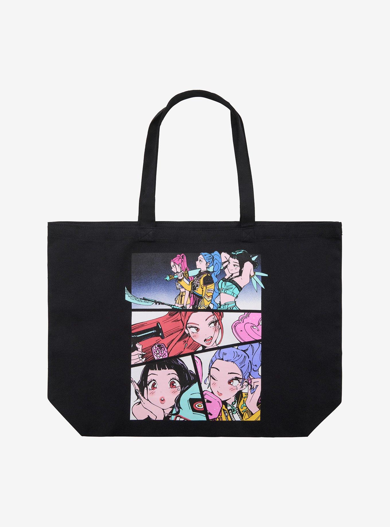 KPop Demon Hunters Huntrix Manga Panel Tote Bag, , hi-res