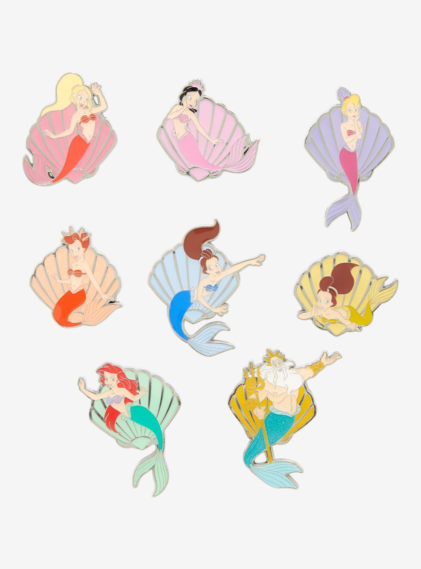 Loungefly Disney The Little Mermaid Daughters Of Triton Blind Box Enamel Pin, , hi-res