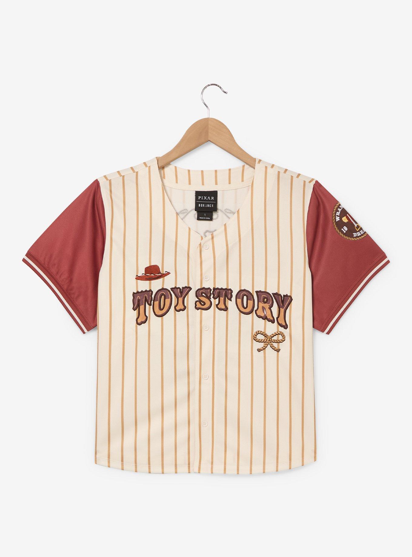 Disney Pixar Toy Story Jessie Women's Plus Size Cropped Baseball Jersey - BoxLunch Exclusive, , hi-res