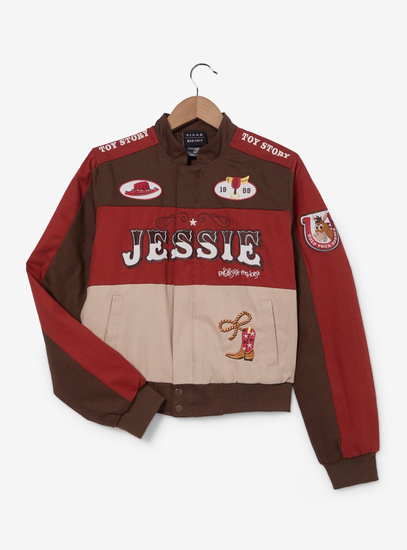 Disney Pixar Toy Story Jessie Women's Cropped Racing Jacket - BoxLunch Exclusive, , hi-res