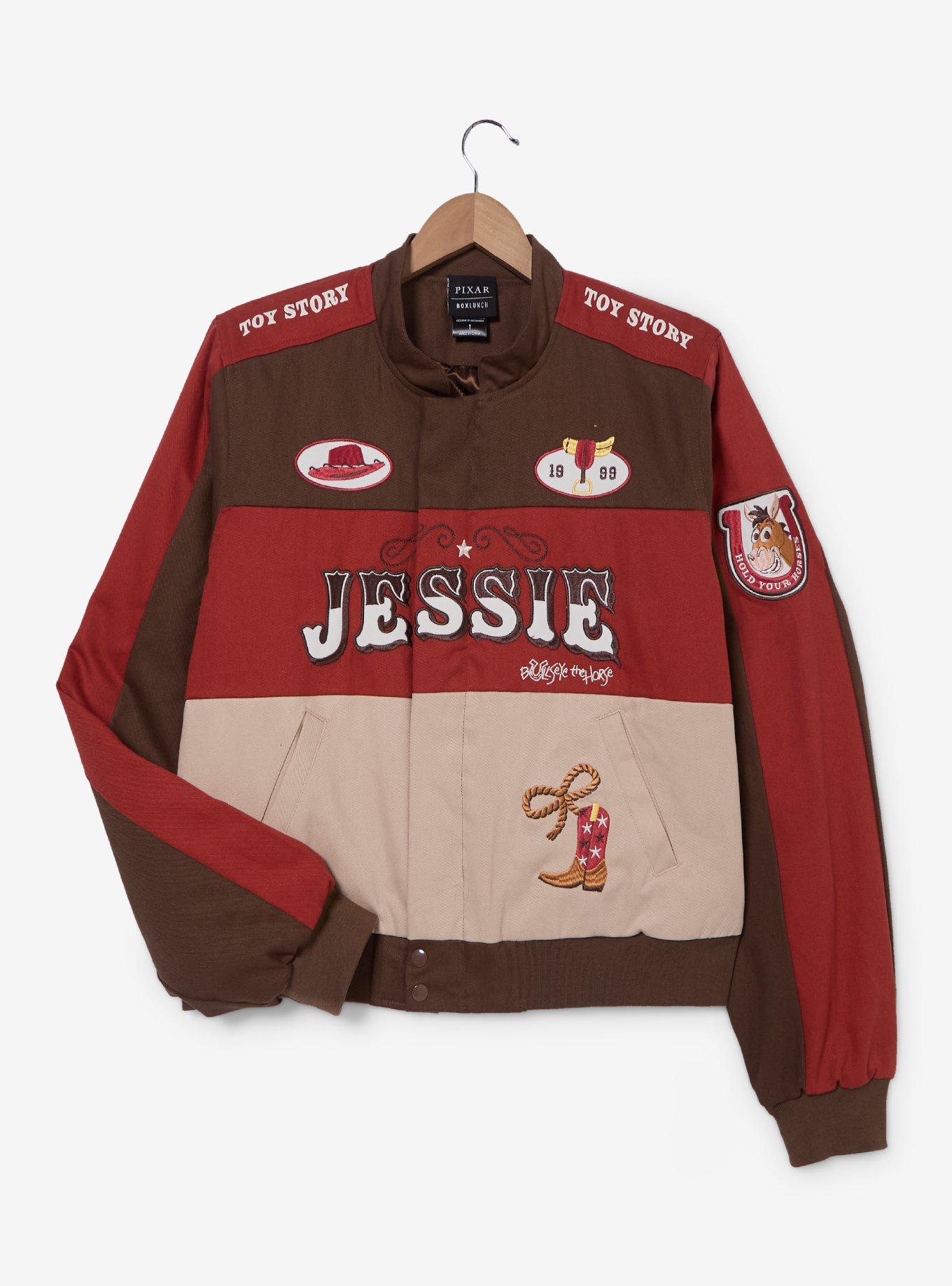 Disney Pixar Toy Story Jessie Women's Plus Size Cropped Racing Jacket - BoxLunch Exclusive, , hi-res