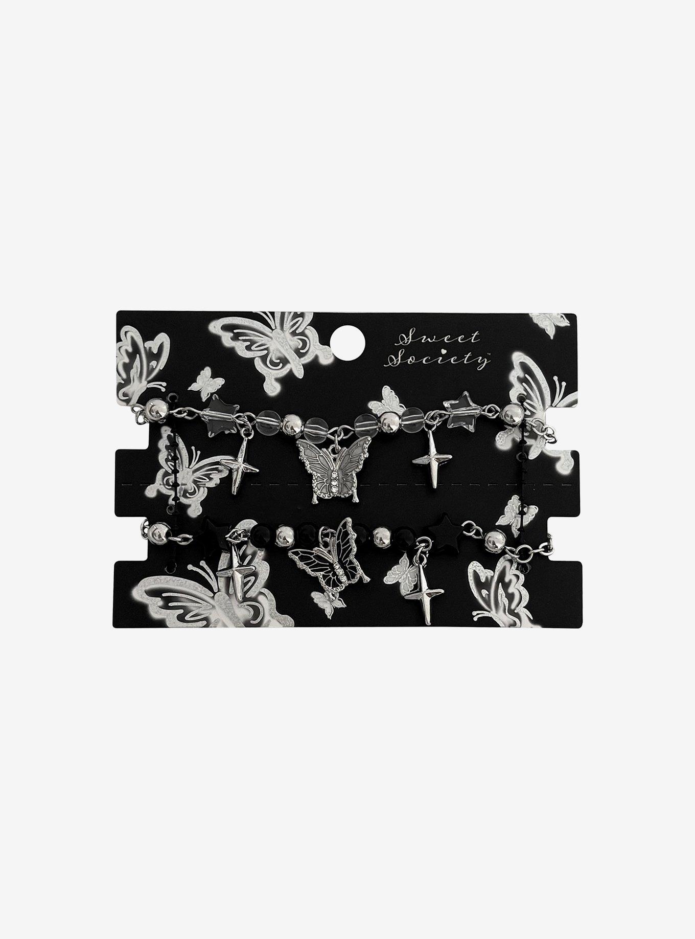 Sweet Society Butterfly Star Best Friend Bracelet Set, , hi-res