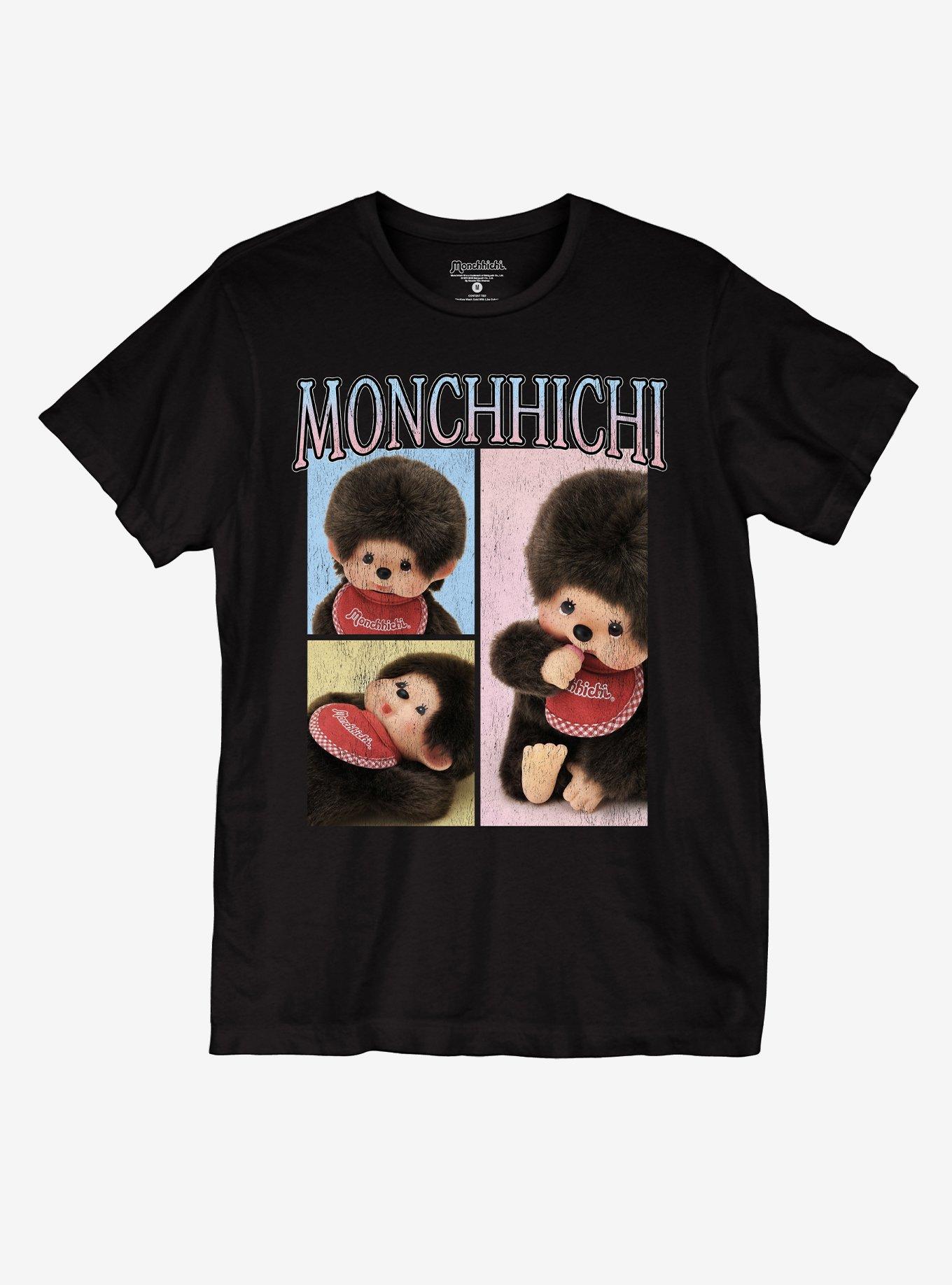 Monchhichi Pastel Grid T-Shirt, , hi-res