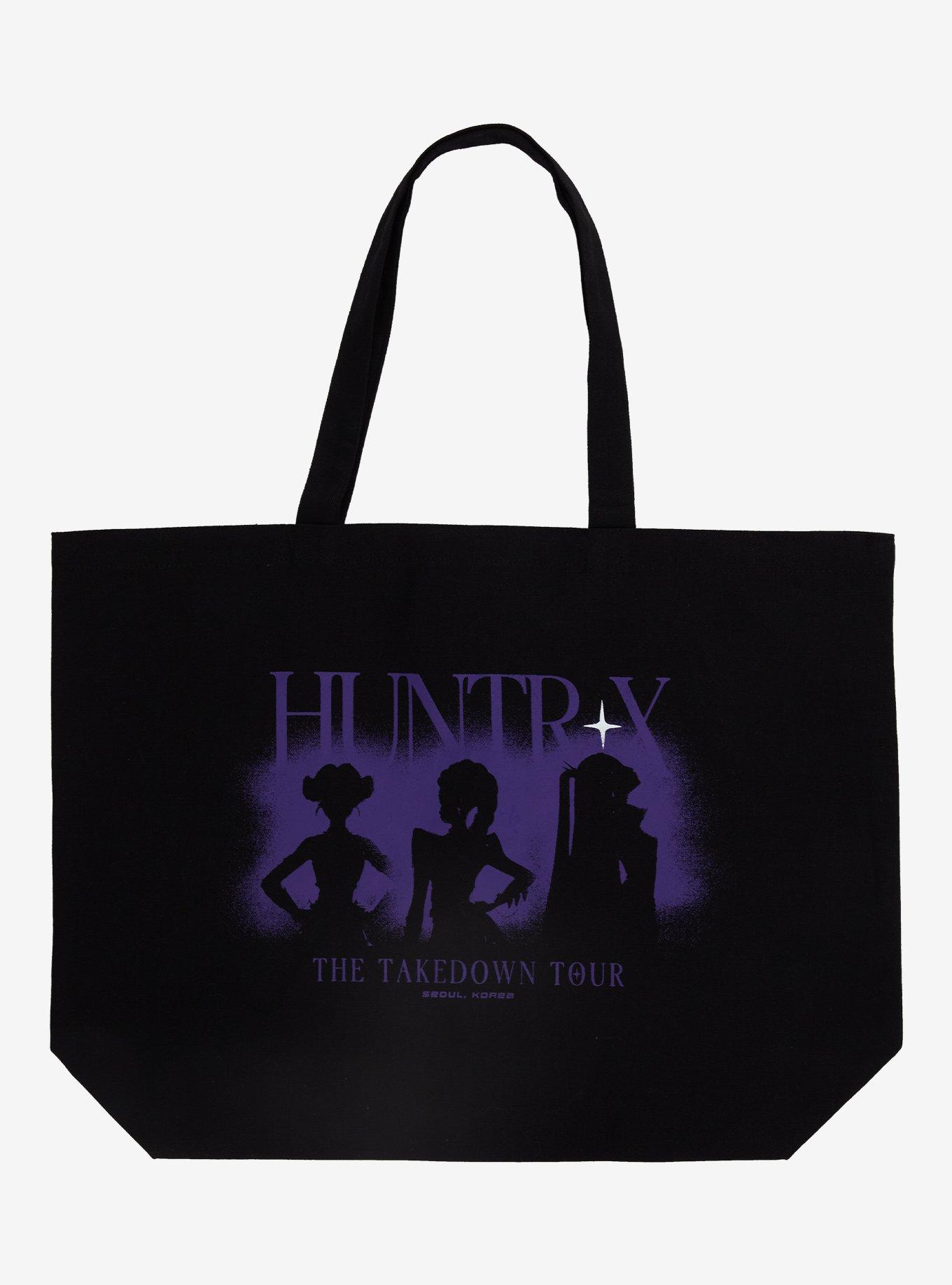 KPop Demon Hunters HUNTR/X Takedown Tour Canvas Tote Bag - BoxLunch Exclusive, , hi-res