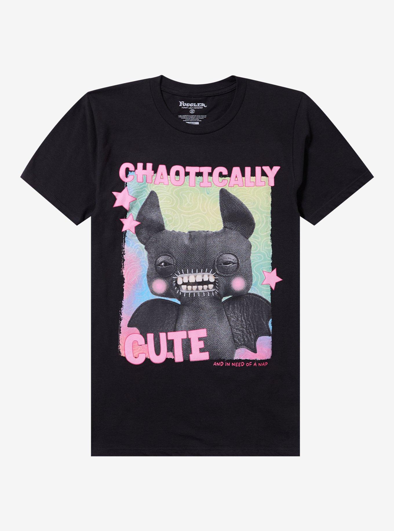 Fuggler Bat Chaotically Cute T-Shirt, , hi-res