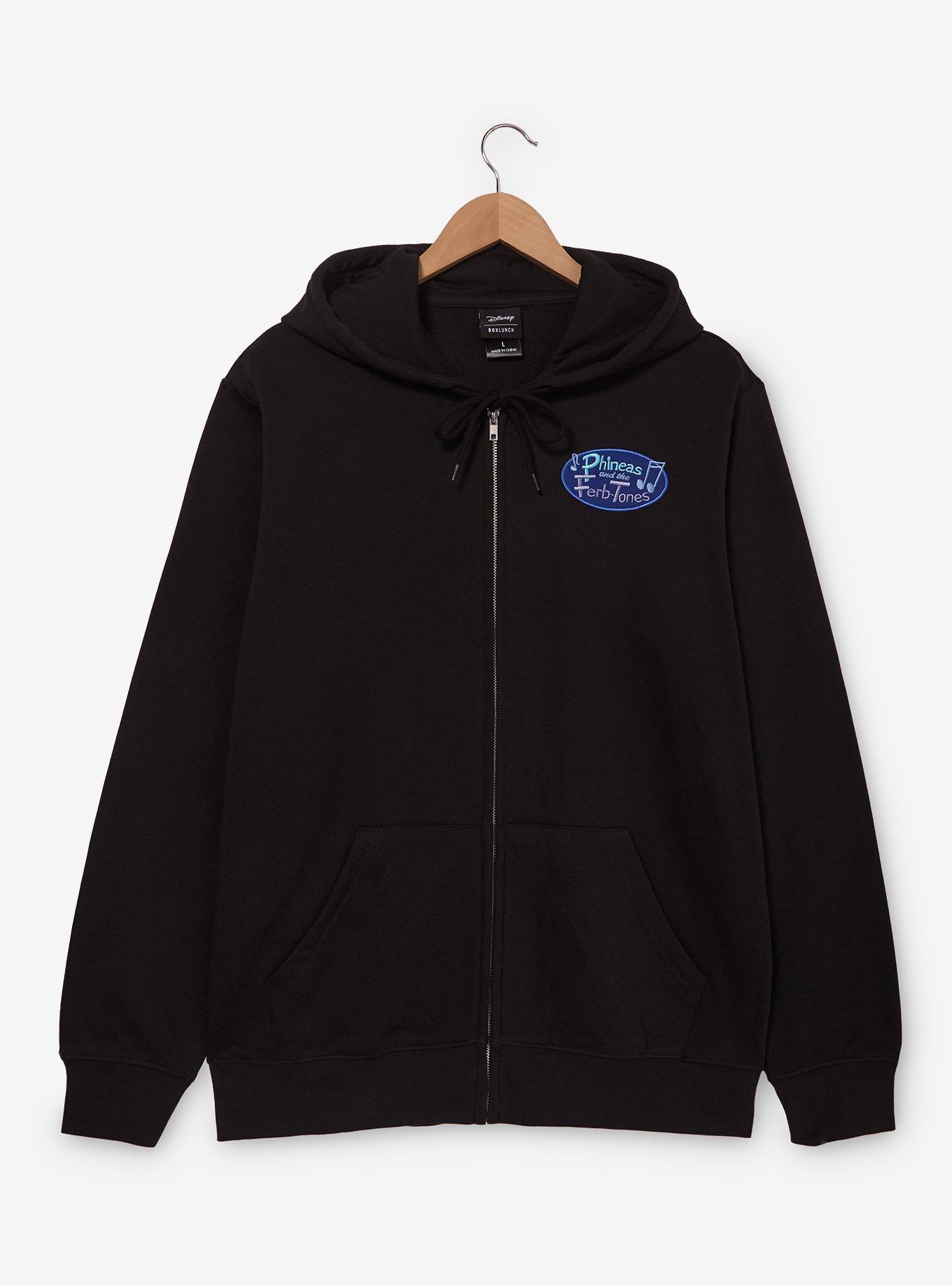 Disney Phineas and Ferb Phineas and the Ferb-Tones Zippered Hoodie - BoxLunch Exclusive, , hi-res
