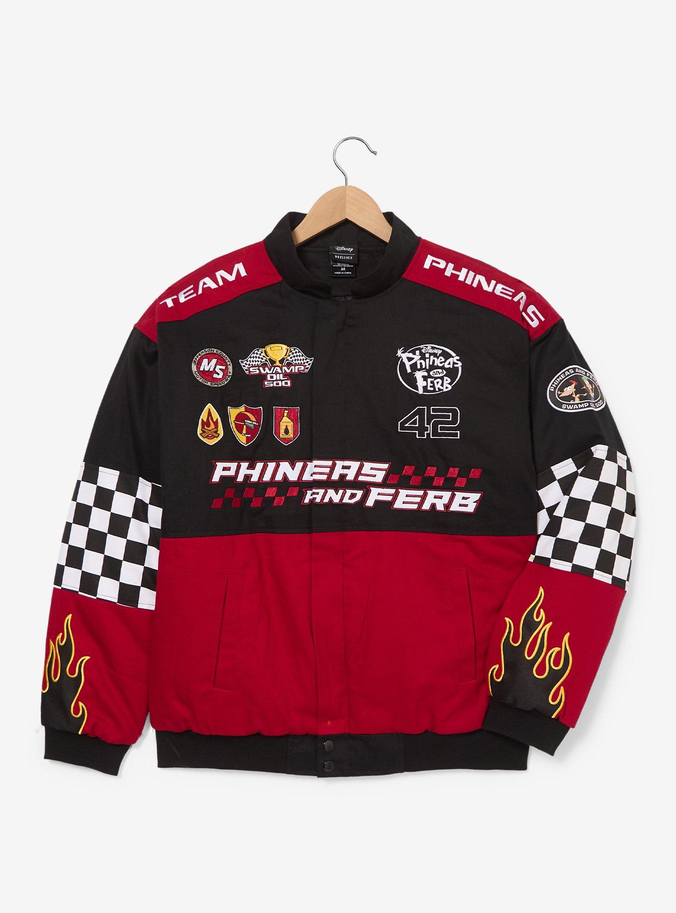 Disney Phineas and Ferb Swamp Oil 500 Racing Jacket - BoxLunch Exclusive, , hi-res