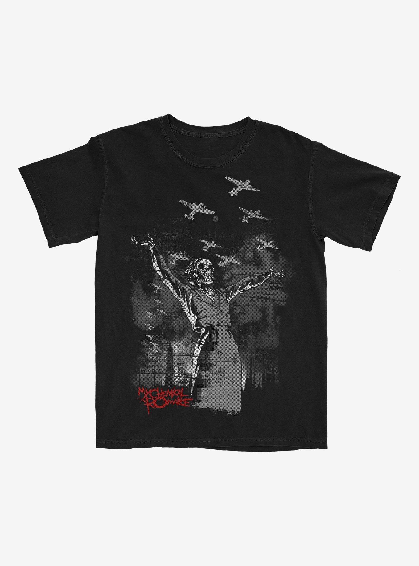 My Chemical Romance Skeleton & Airplanes T-Shirt, , hi-res
