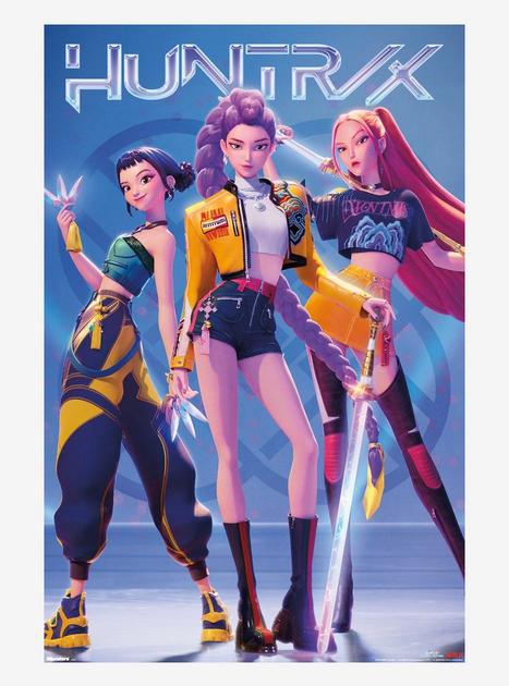 KPop Demon Hunters HUNTR/X Trio Pose Poster | Hot Topic