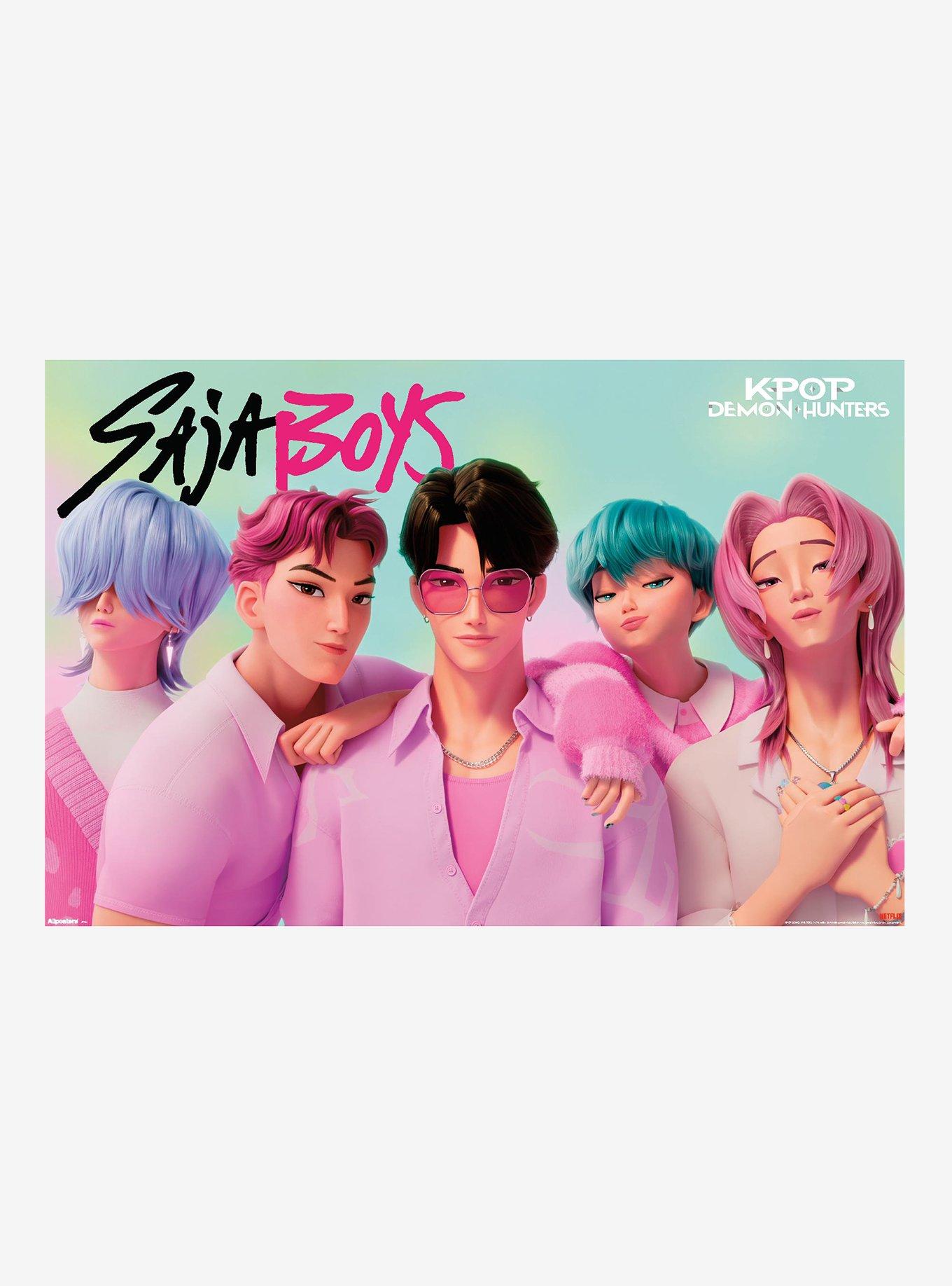 KPop Demon Hunters Saja Boys Soda Pop Poster, , hi-res