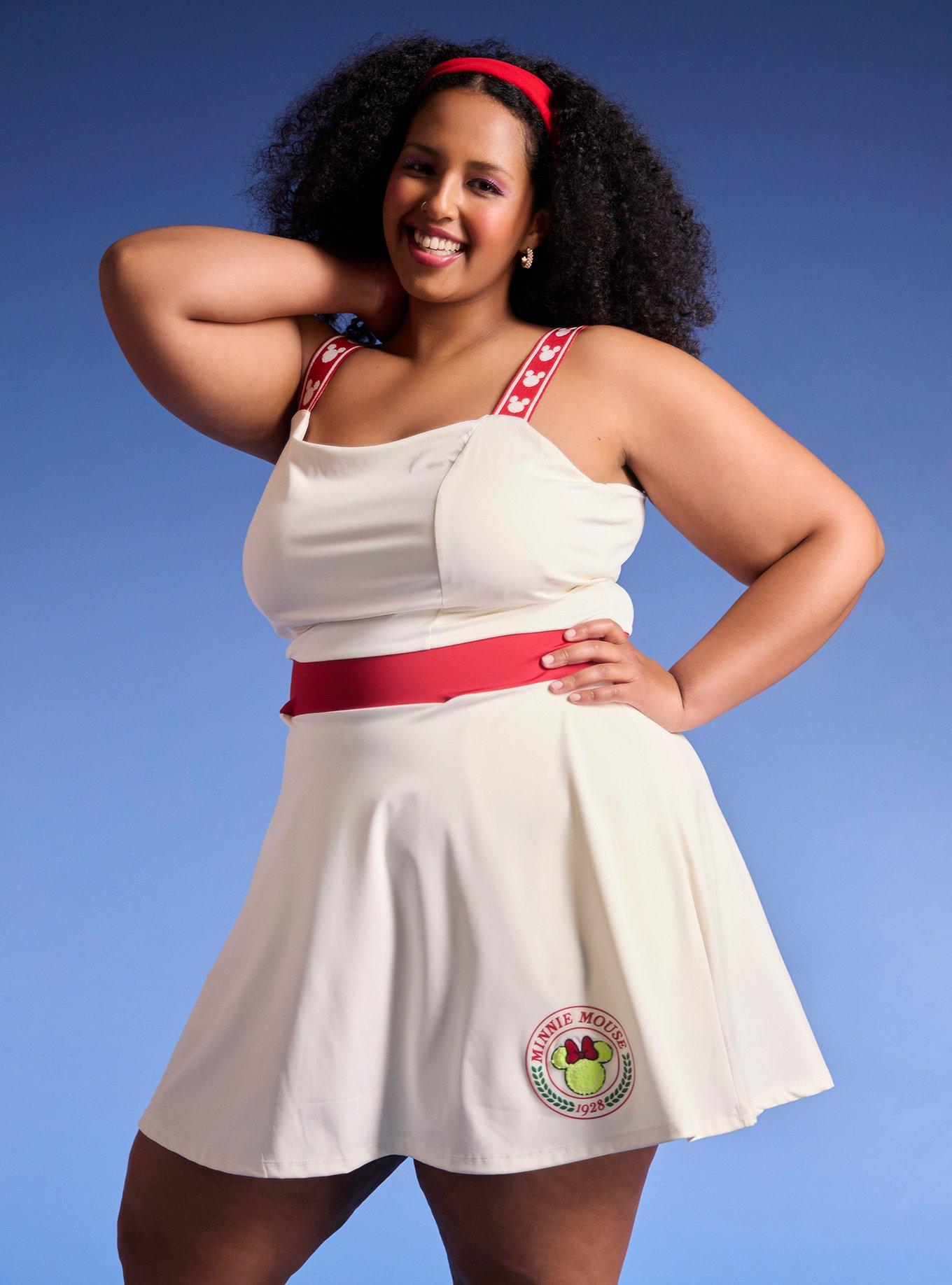 Her Universe Disney Minnie Mouse Tennis Athletic Dress Plus Size Her Universe Exclusive, , hi-res