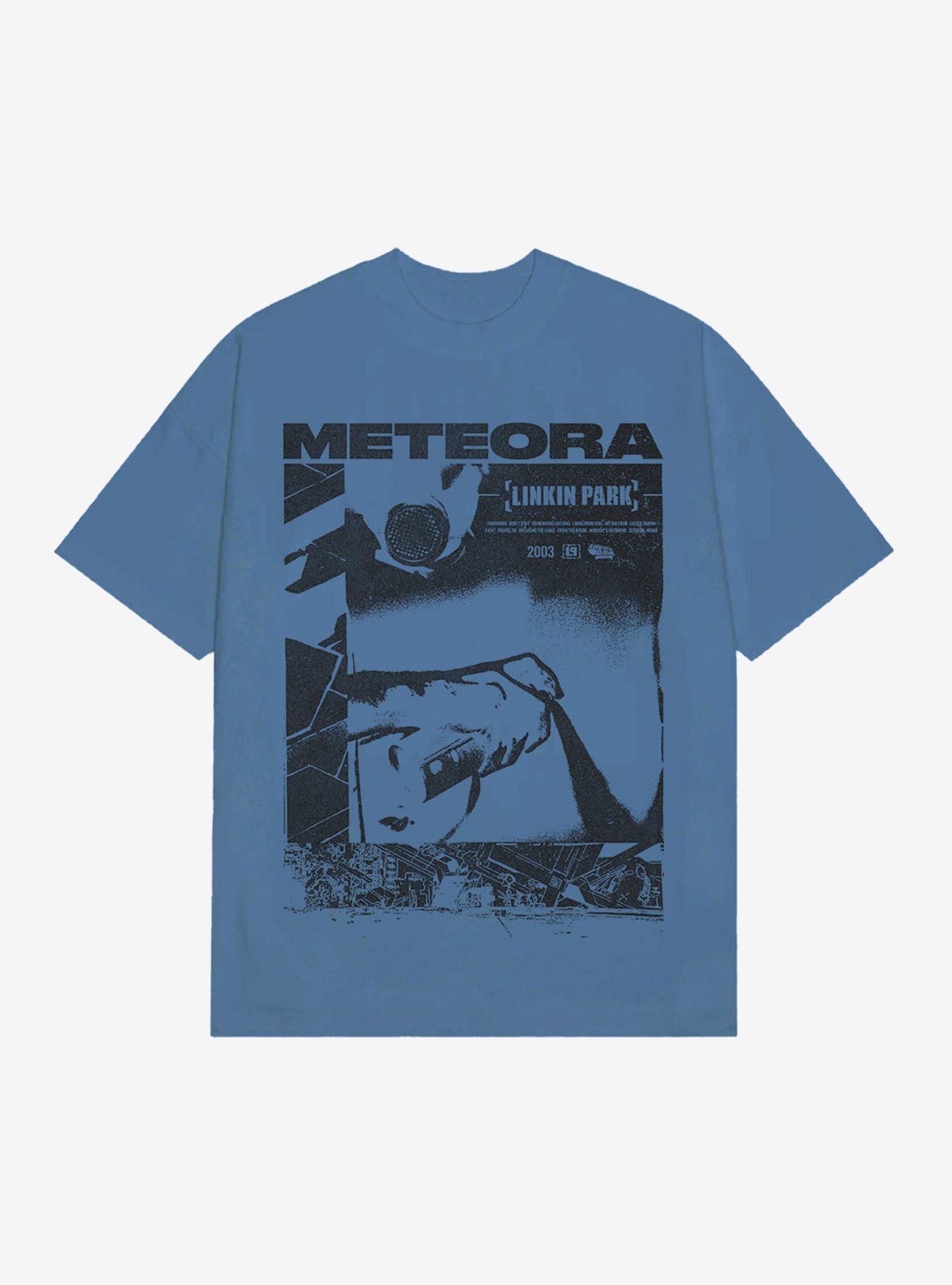 Linkin Park Meteora Album Cover Blue T-Shirt, BLUE, hi-res